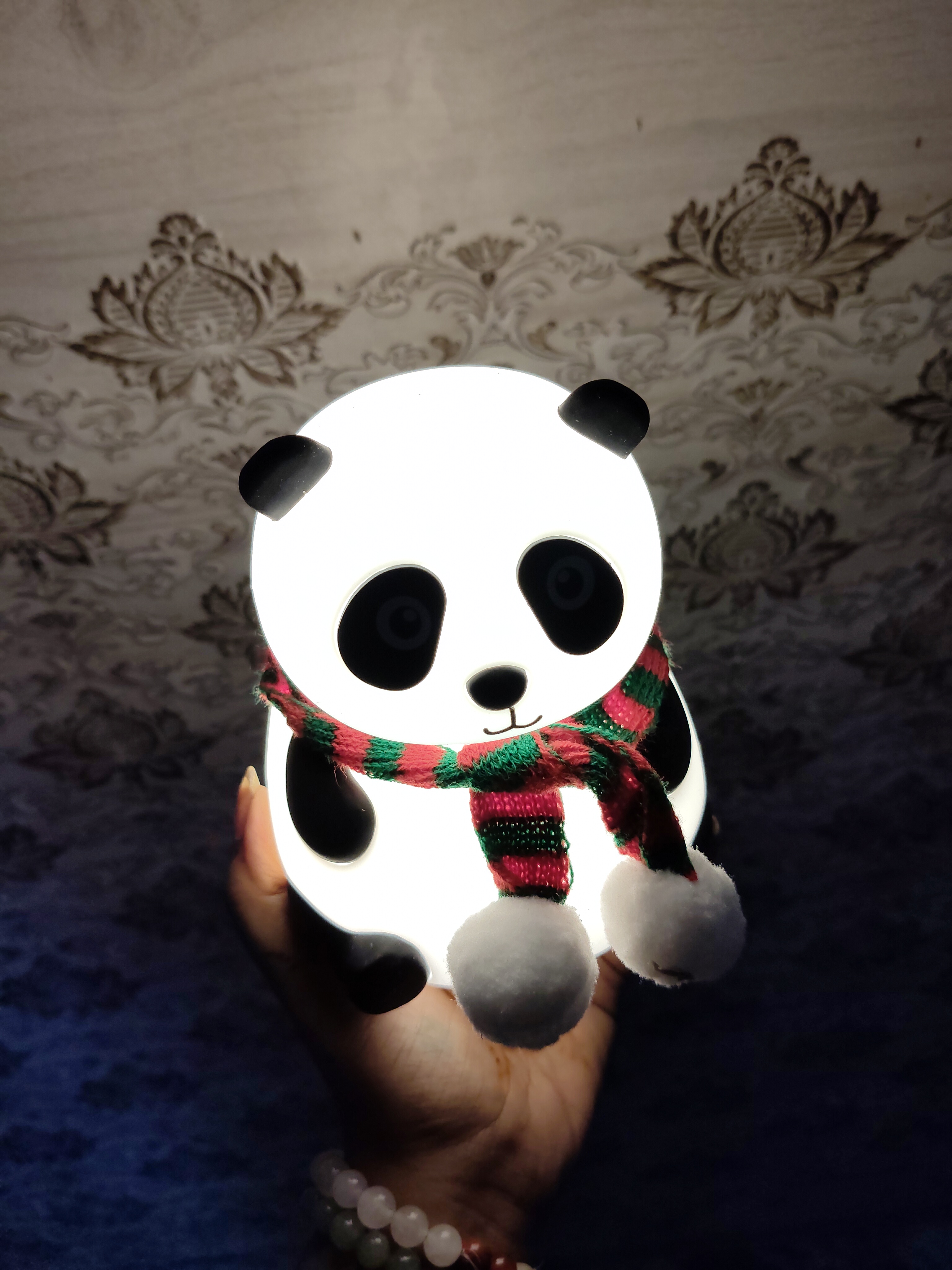 Color Changing Sitting Panda Lamp