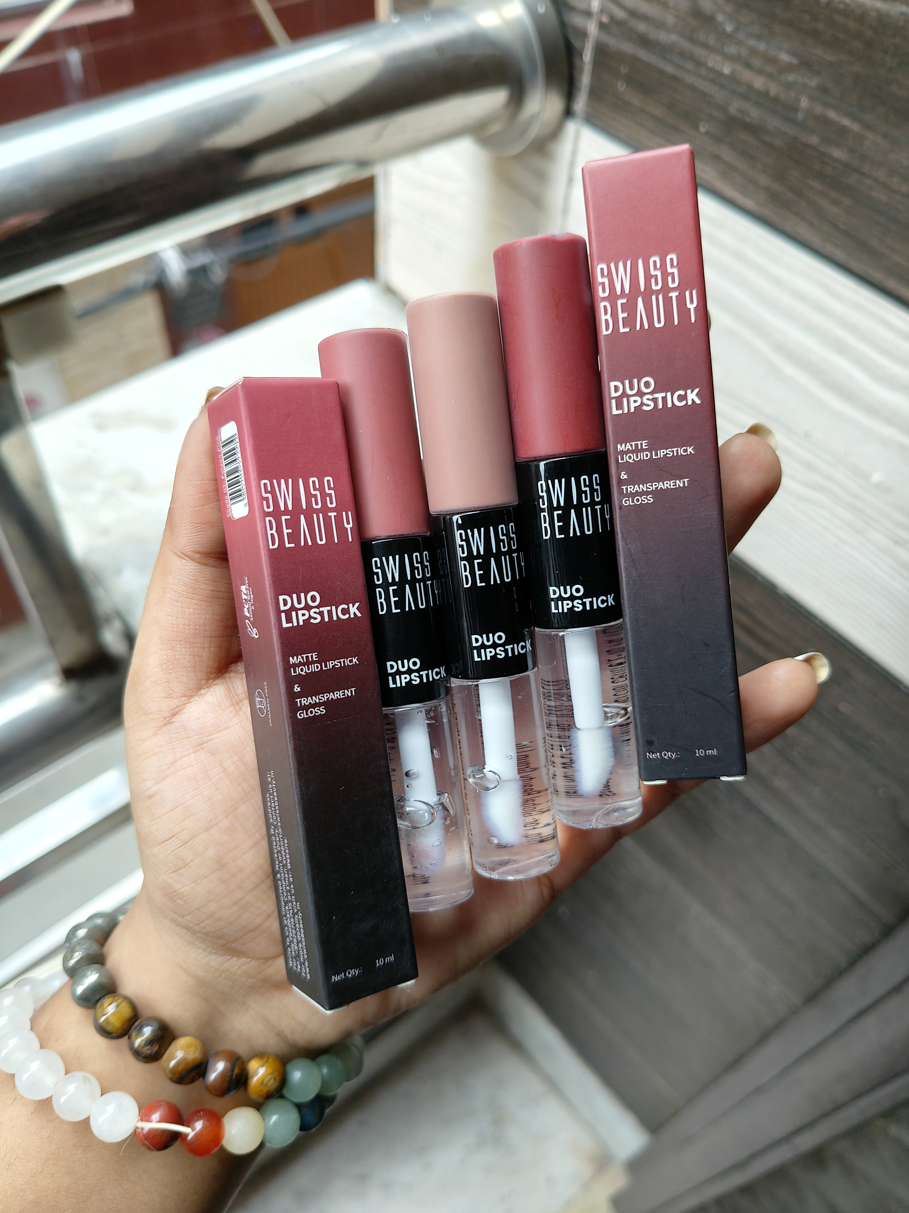 Swiss Beauty Duo Lipstick & Lipgloss 