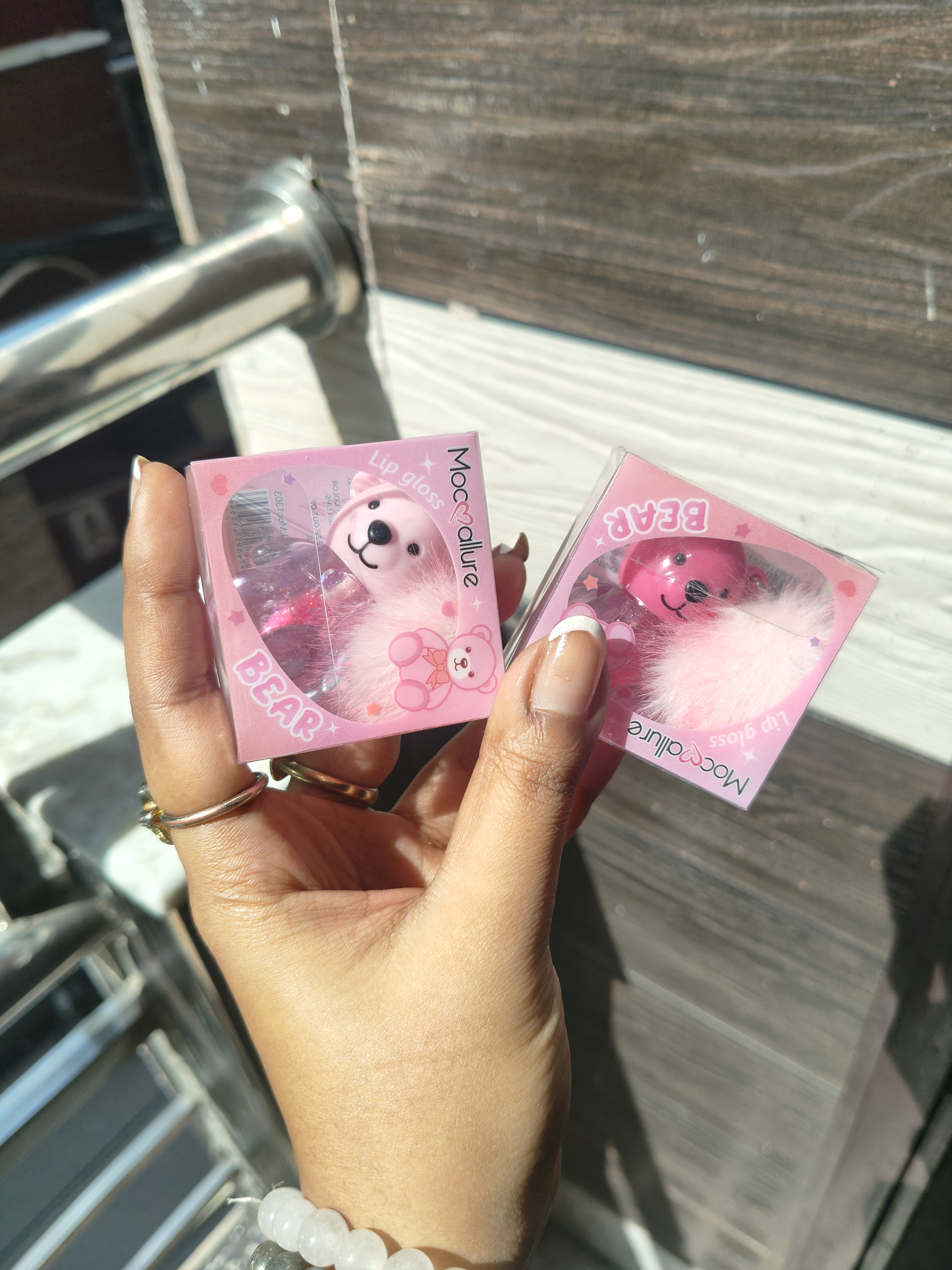 Teddy Keychain Lipgloss 