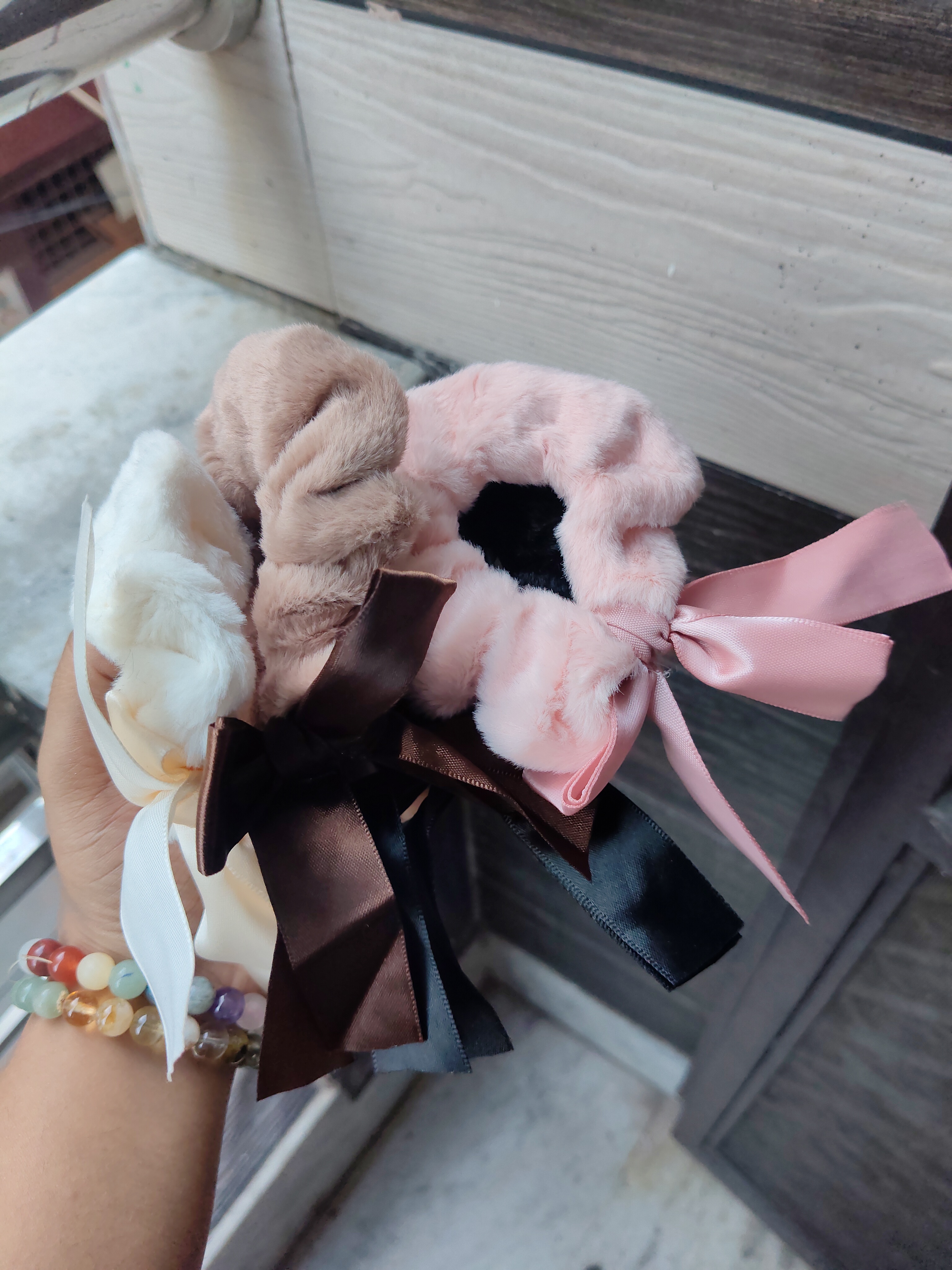 Furr Ribbon Rubber Band