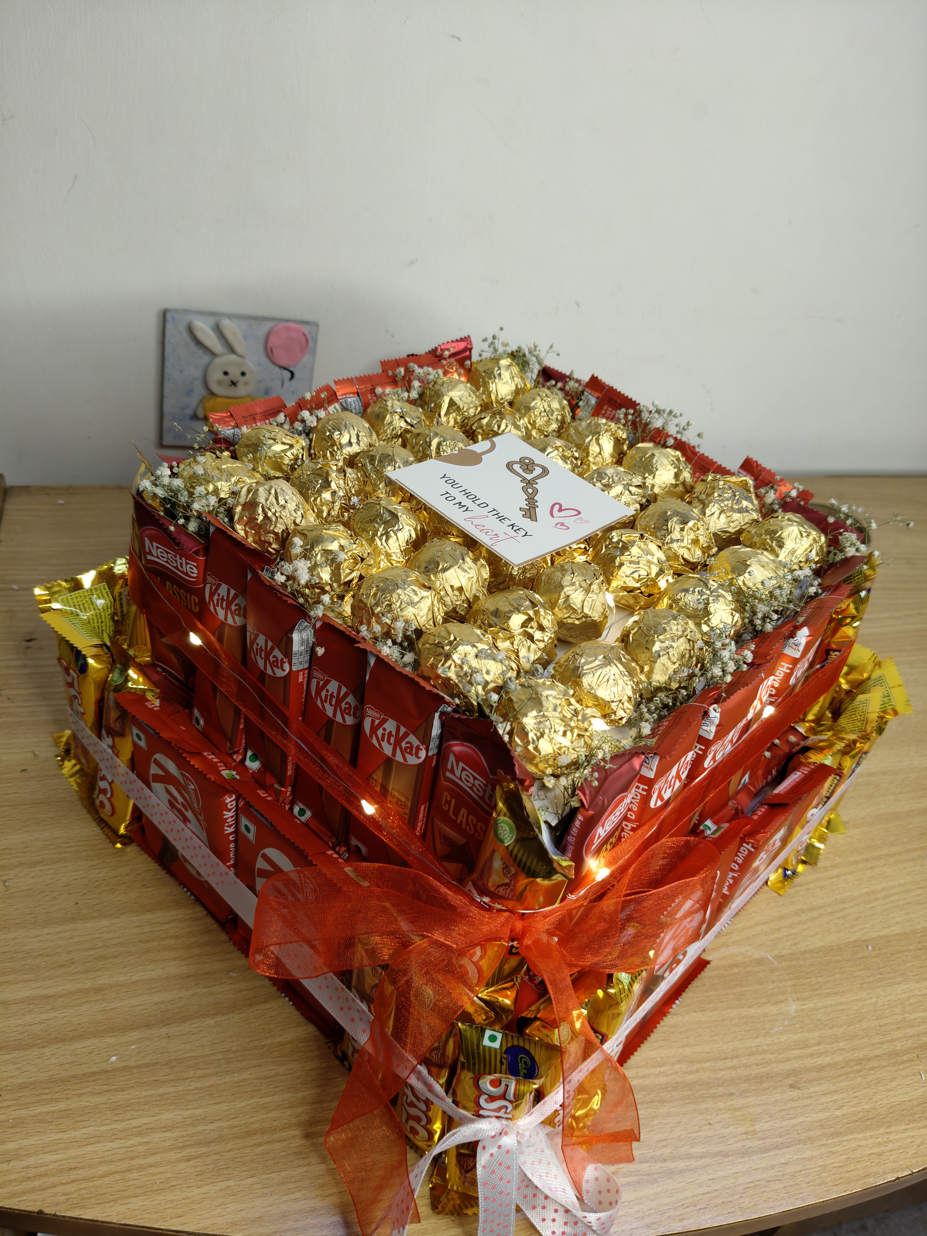 Blingy Lights Double Layer Chocolate Tower 