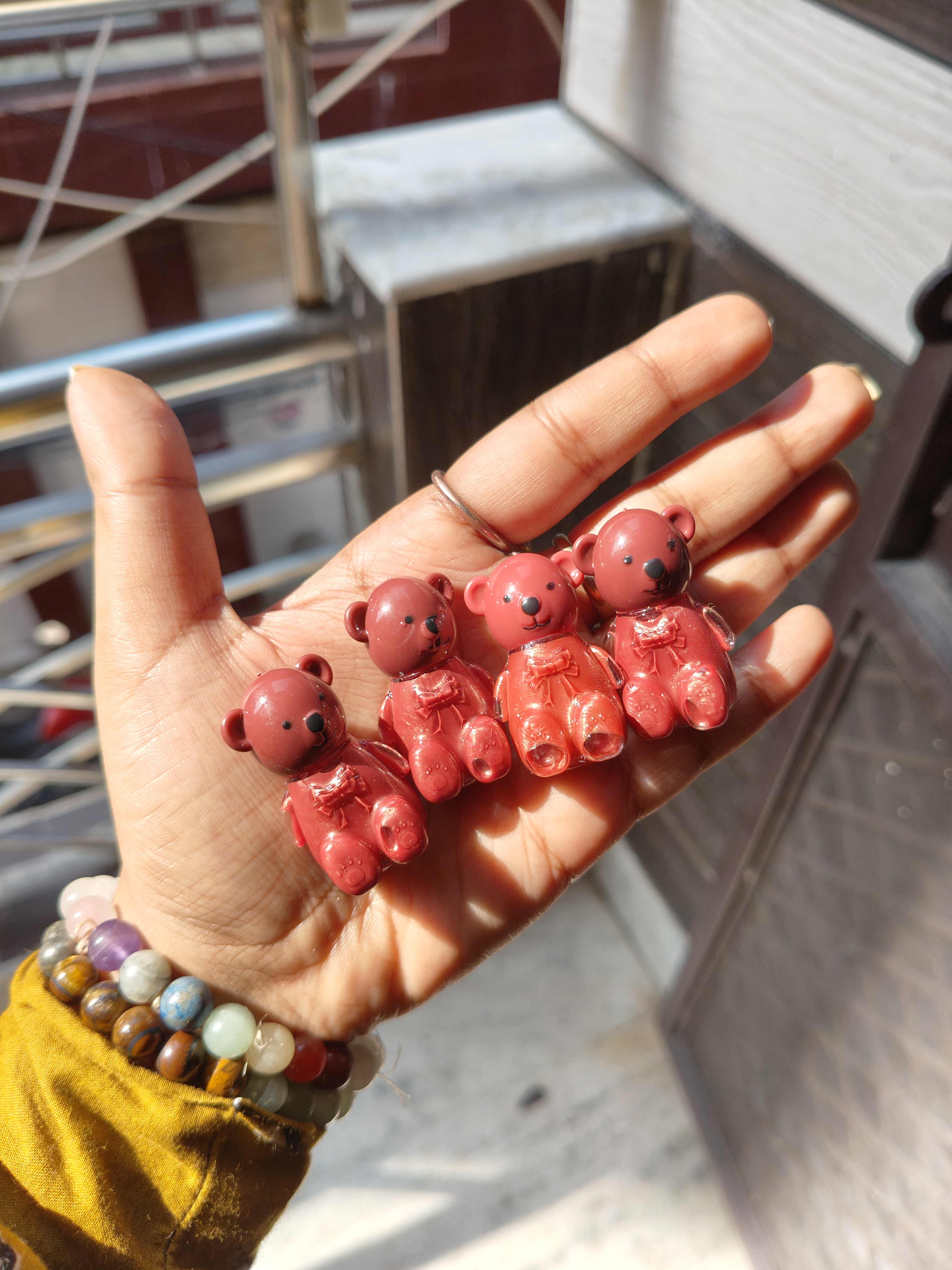 Mini Teddy Lipgloss lippies