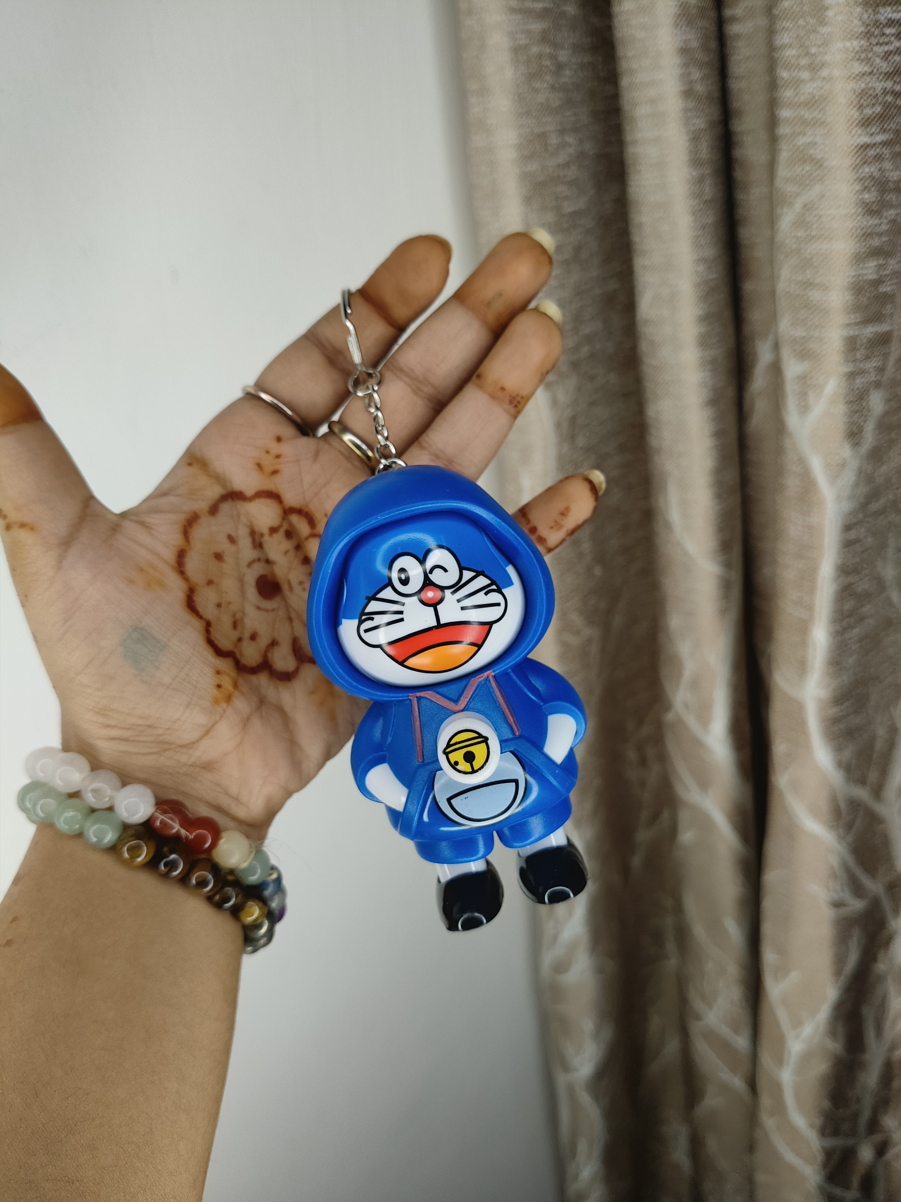 Mood Switch Doremon Keychain 