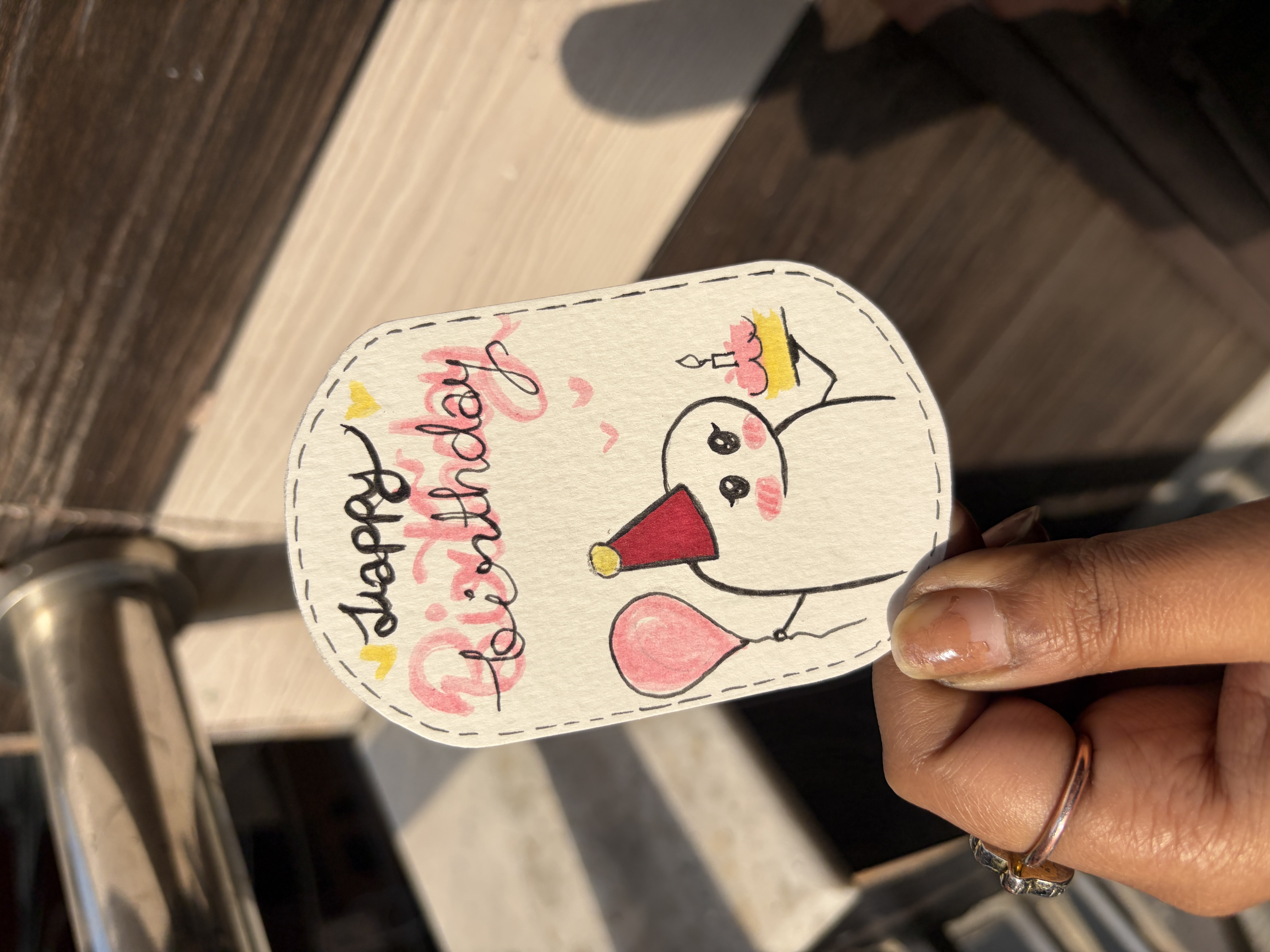 Happy Bday Bunny card