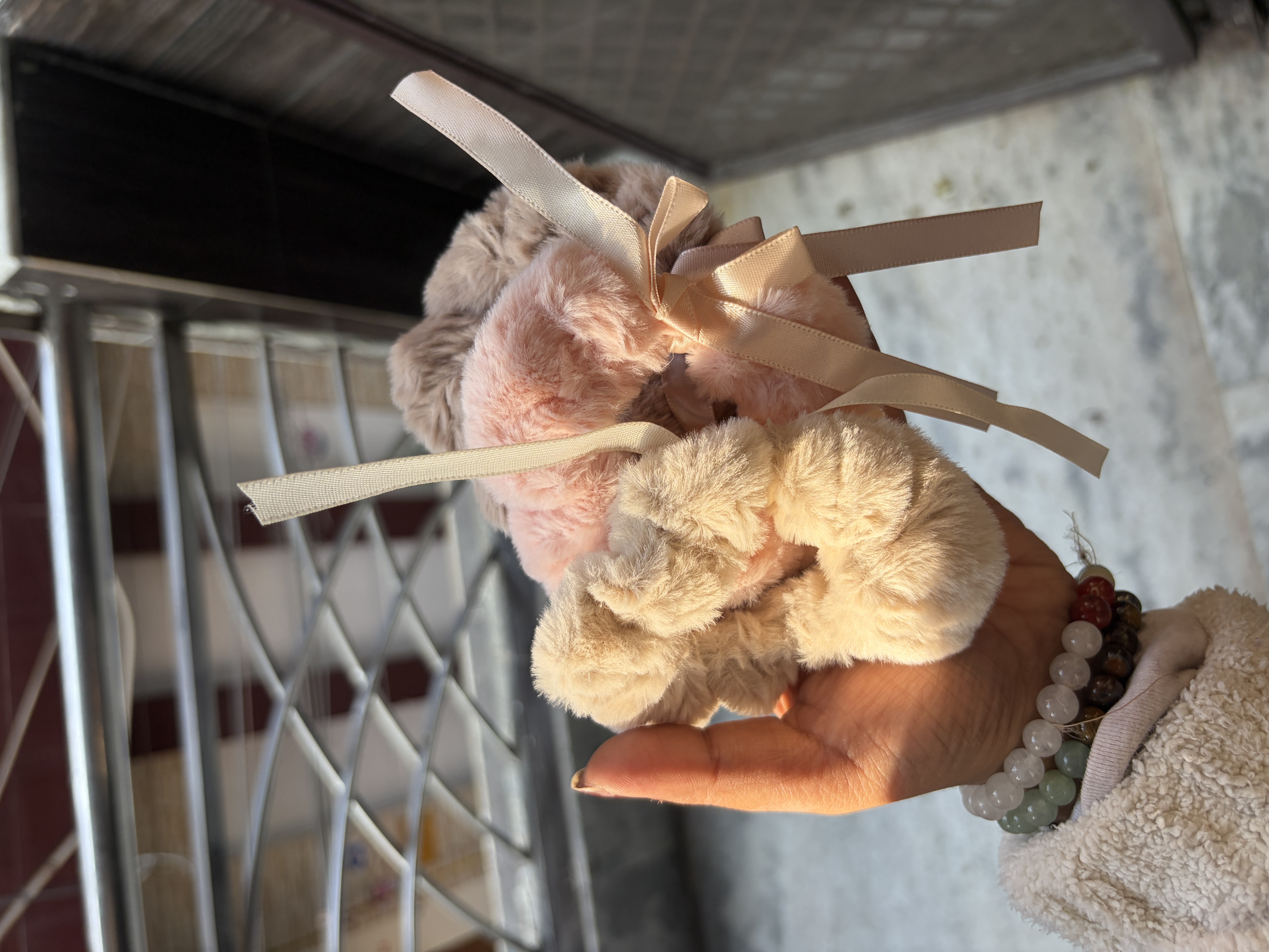 Furr Ribbon Scrunchie