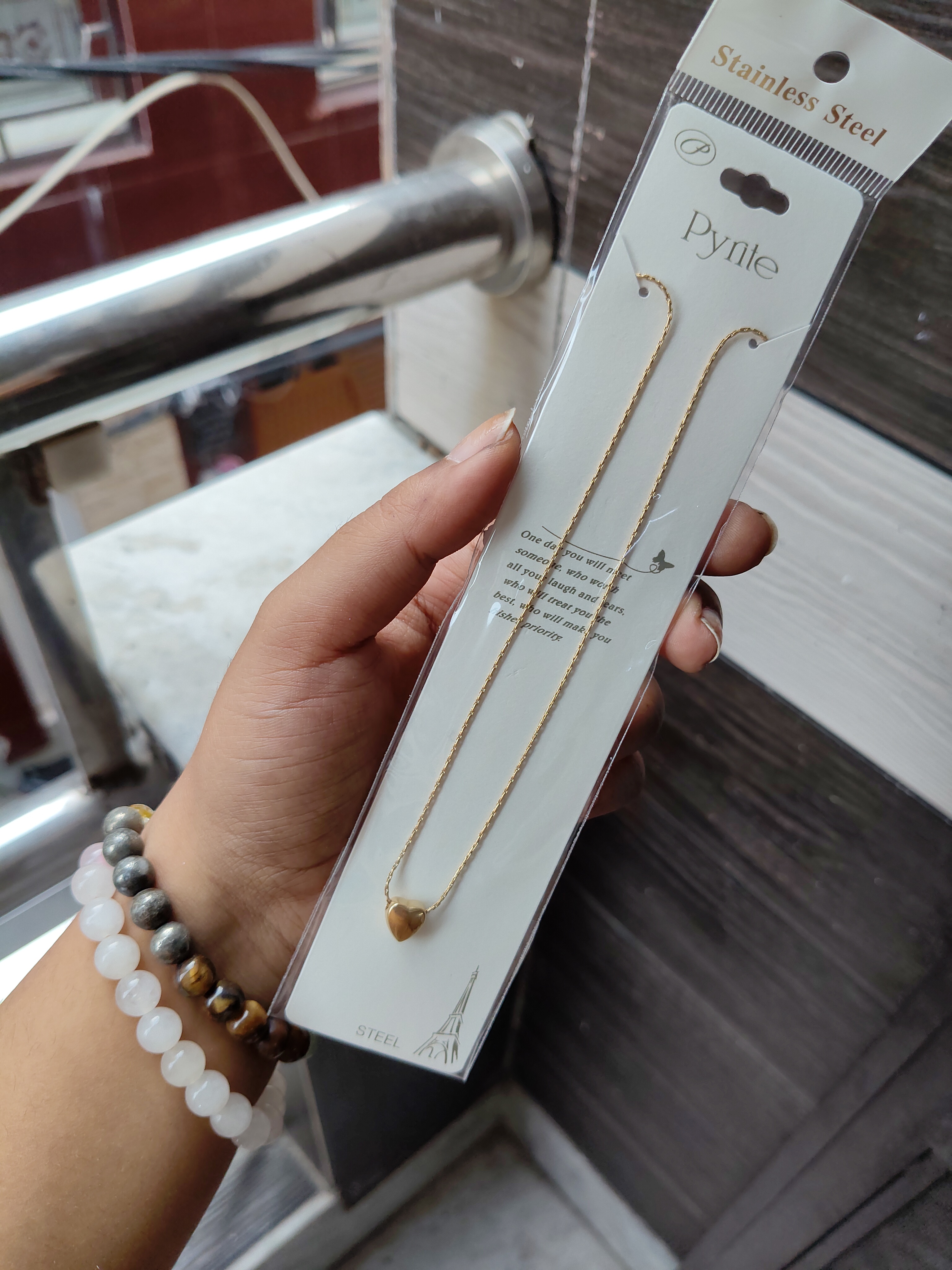 Anti-Tarnish Mini gold heart Pendant 