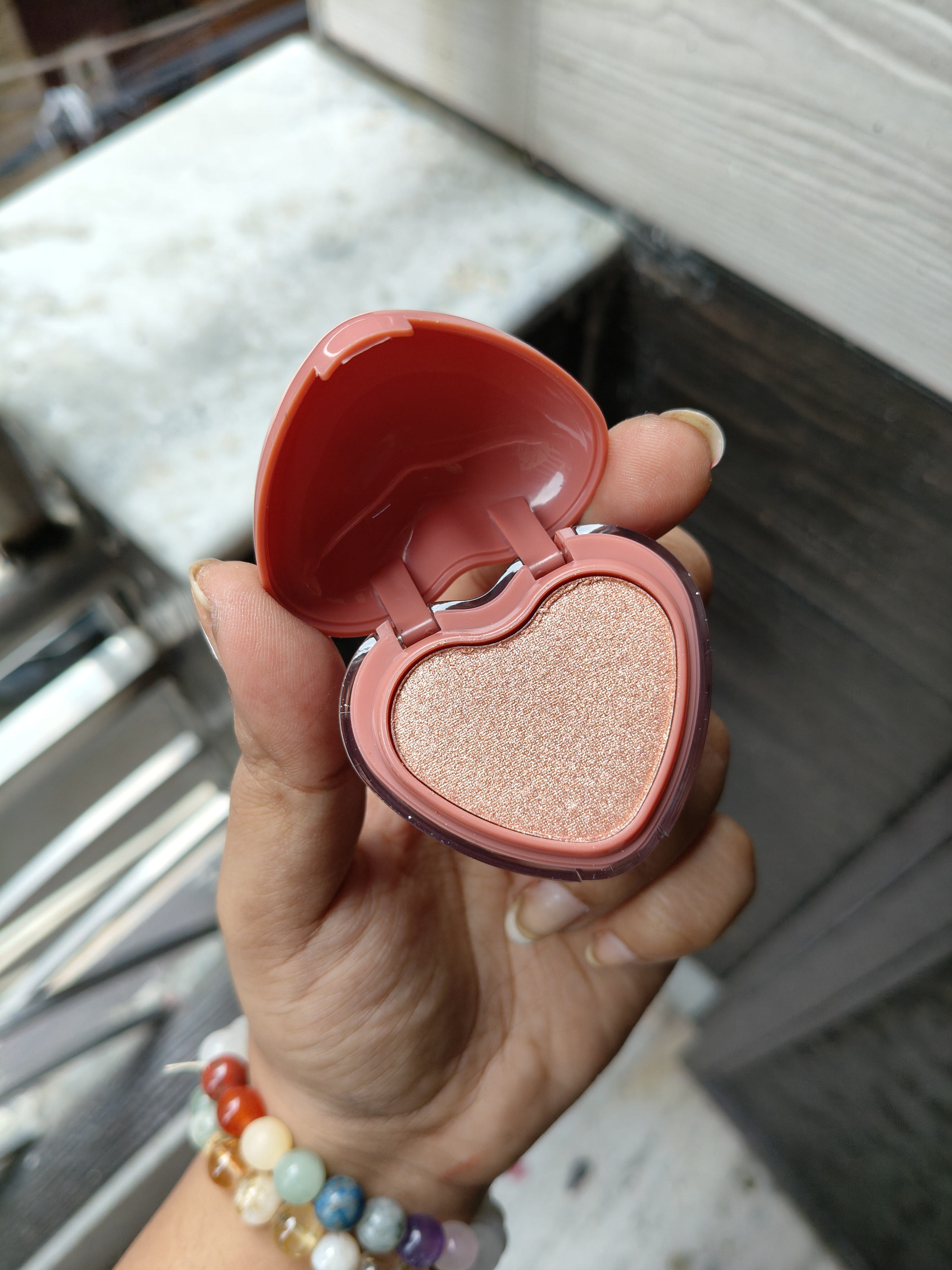 Mini Heart 2 in 1 Highlighter & Blush 