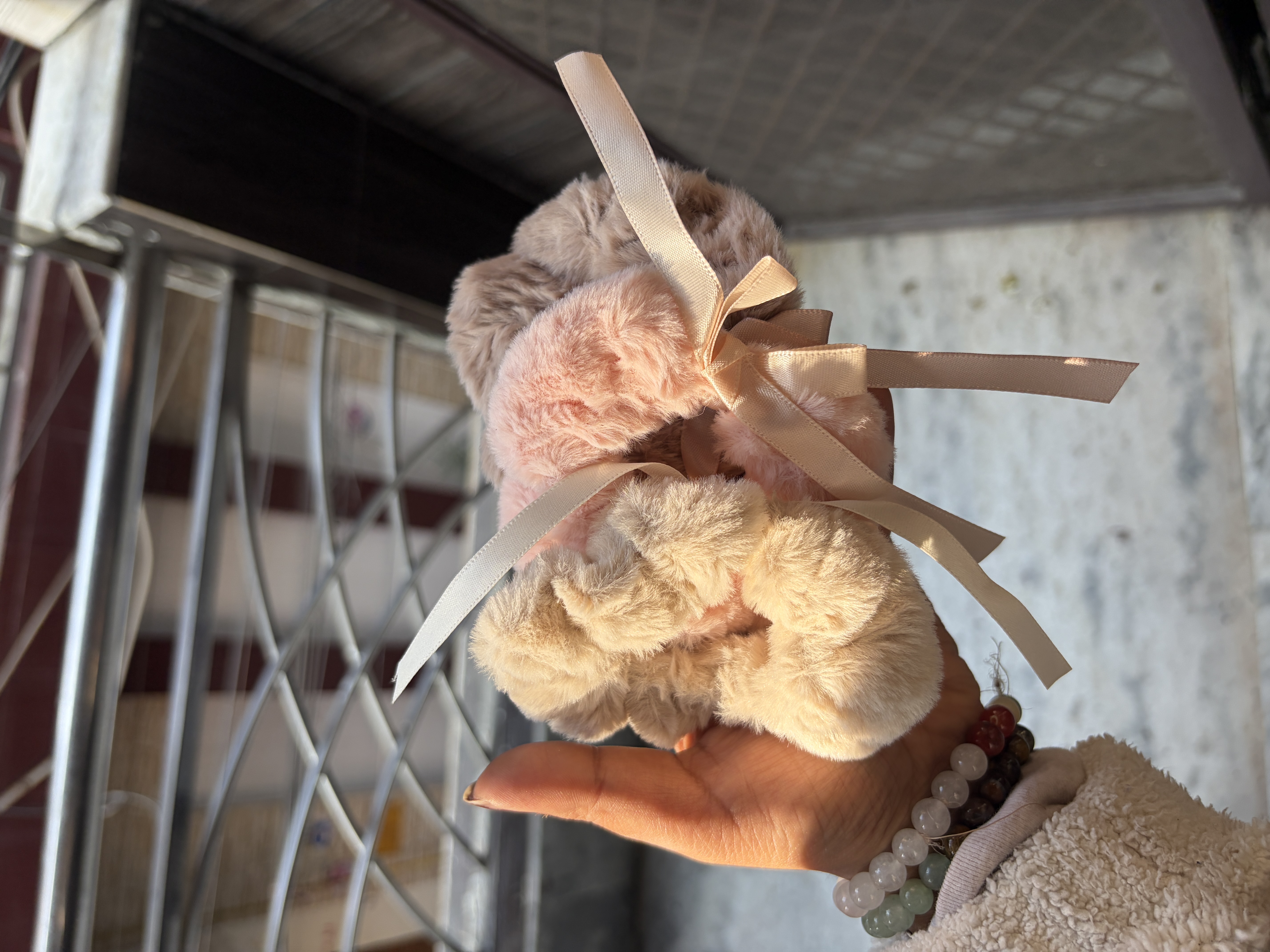 Furr Ribbon Scrunchie