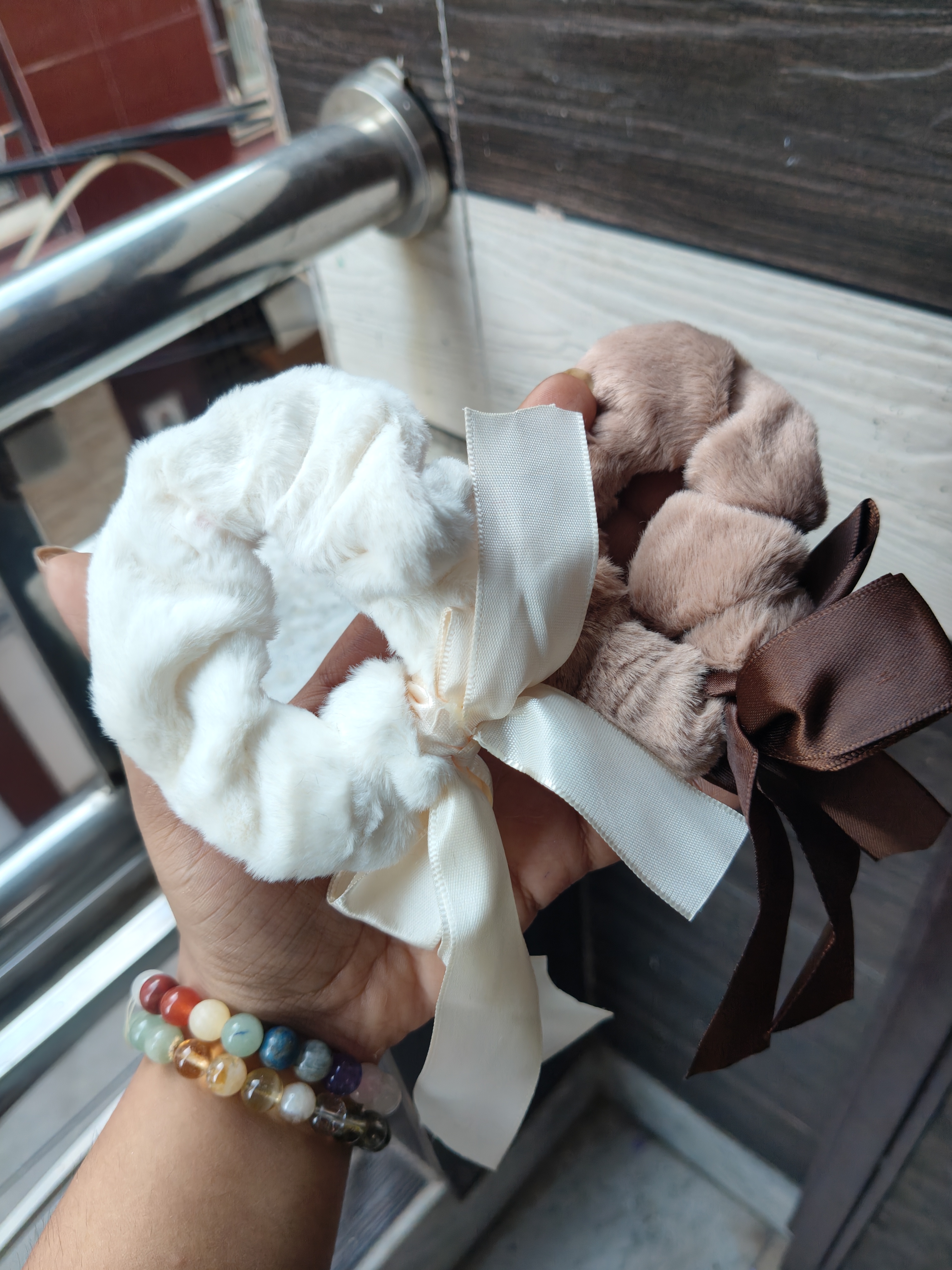 Furr Ribbon Rubber Band