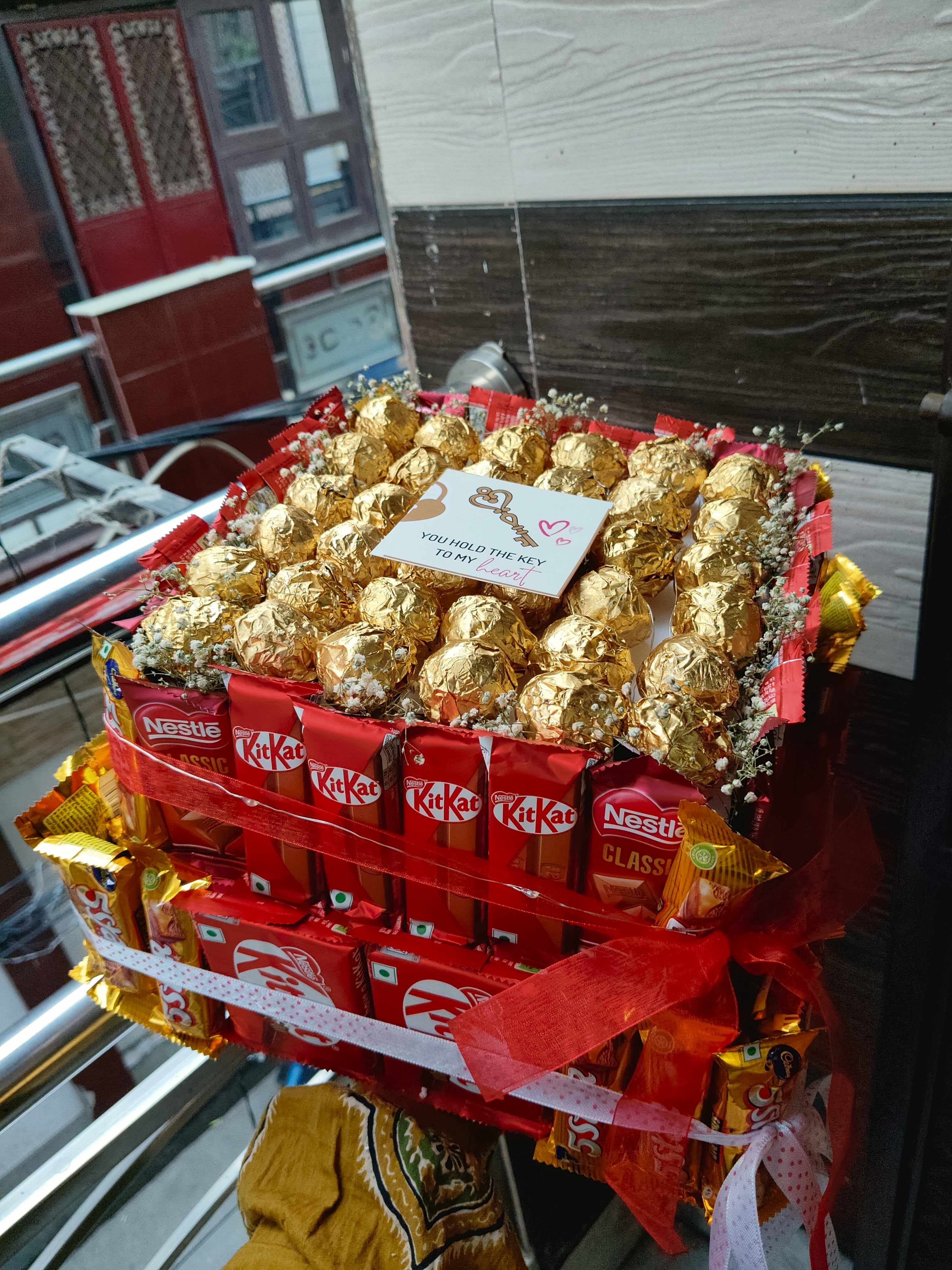 Blingy Lights Double Layer Chocolate Tower 