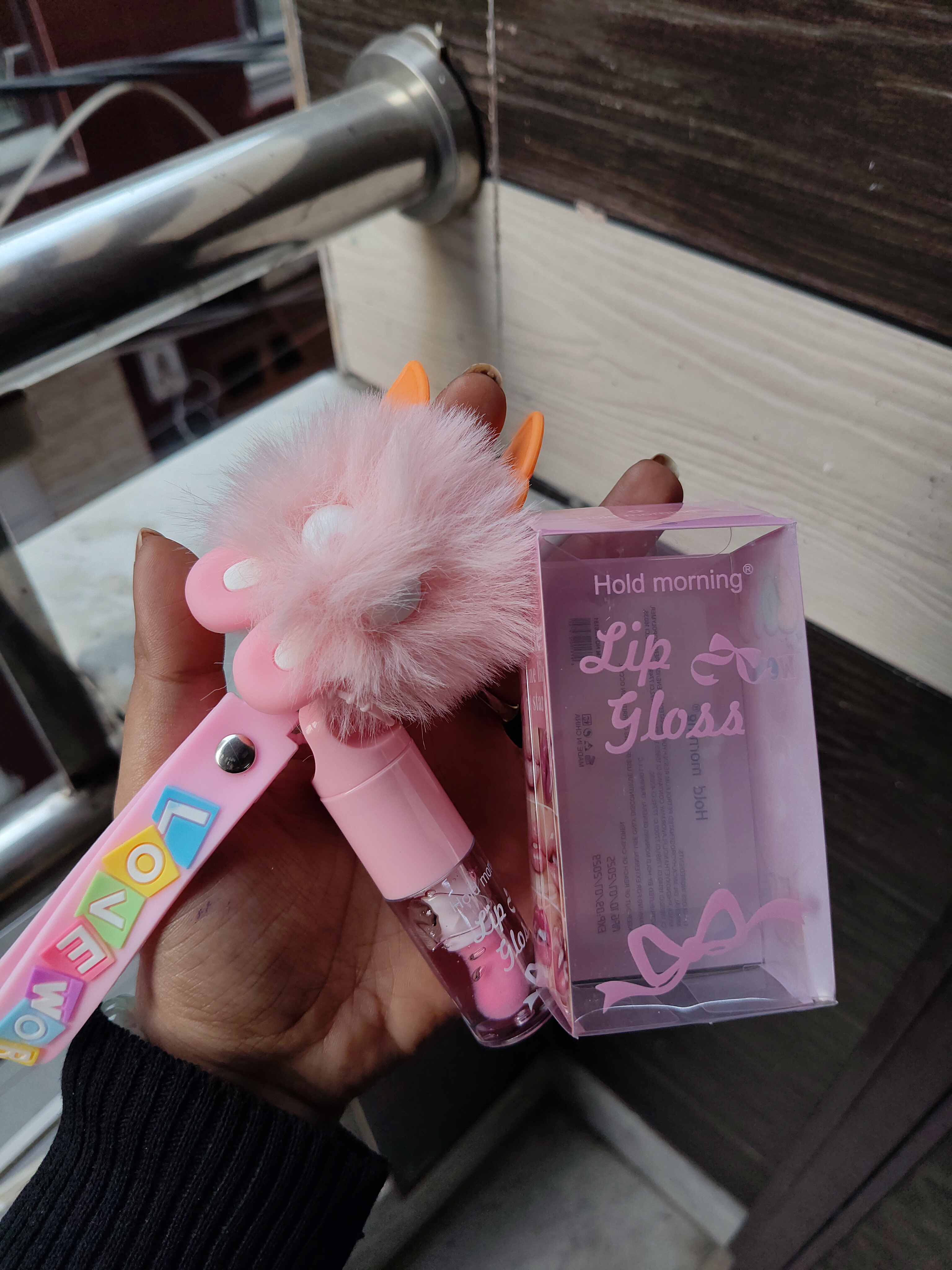 Pom Keychain Lipgloss 