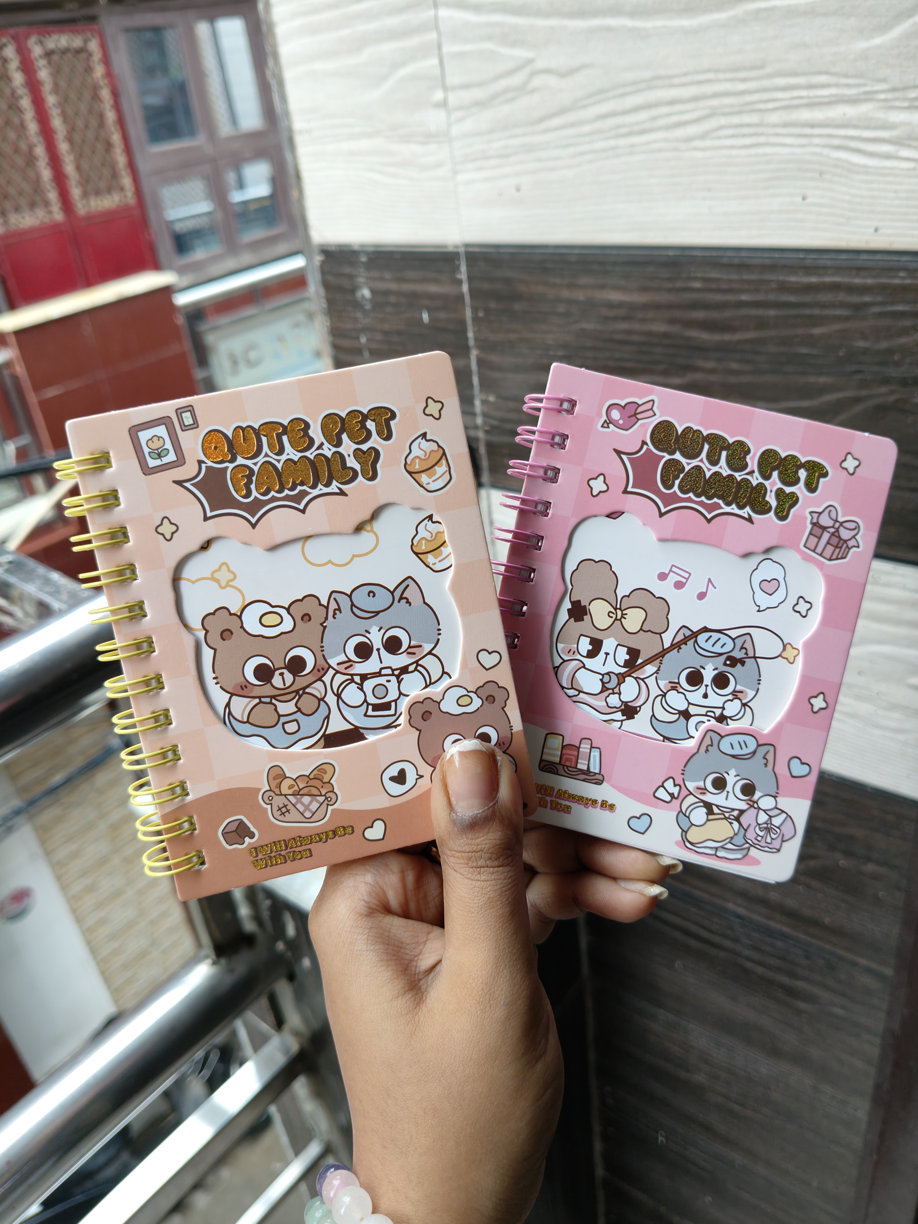 Cute Pet Spiral Diary 