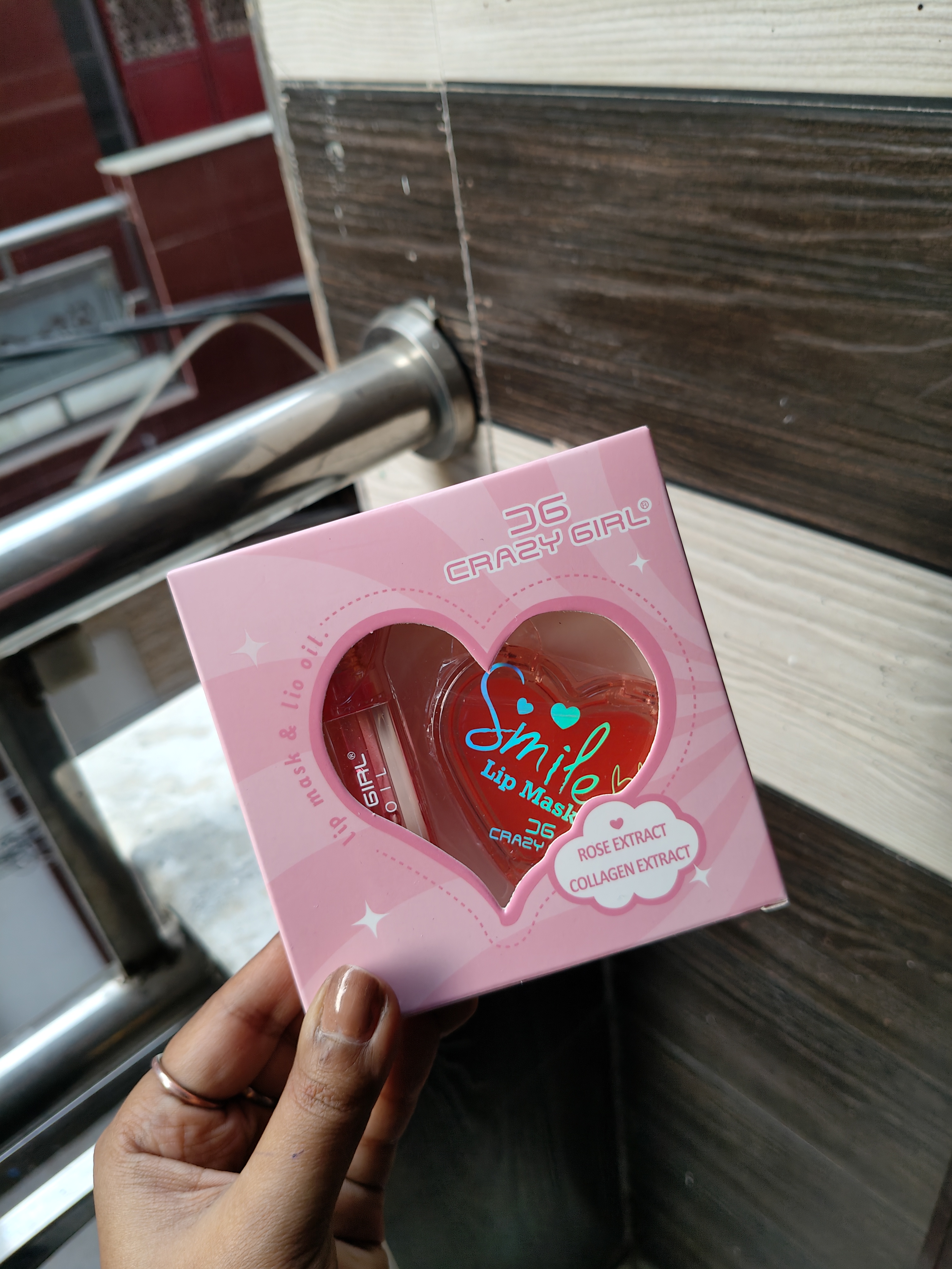 Heart Lipgloss Lipmask Combo