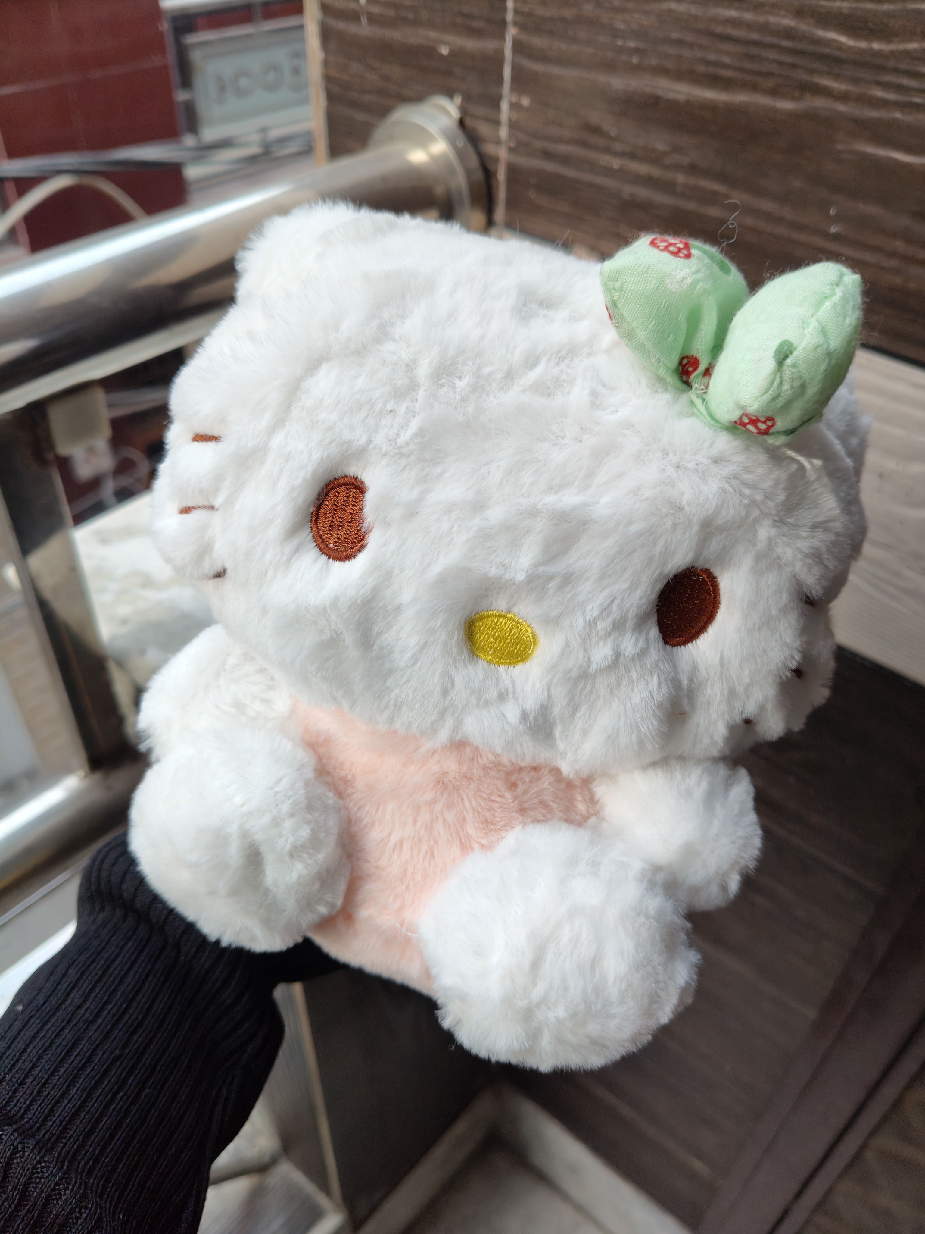 Bow Kitty Soft Toy 