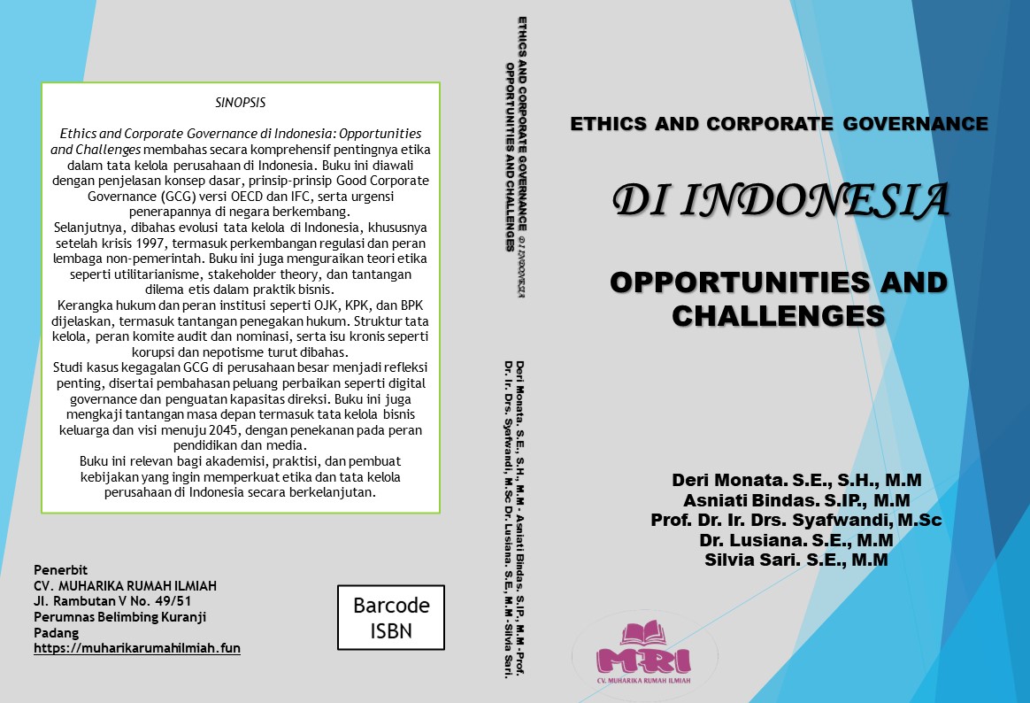 Ethics and Corporate Governance in Indonesia: Opportunities and Challenges