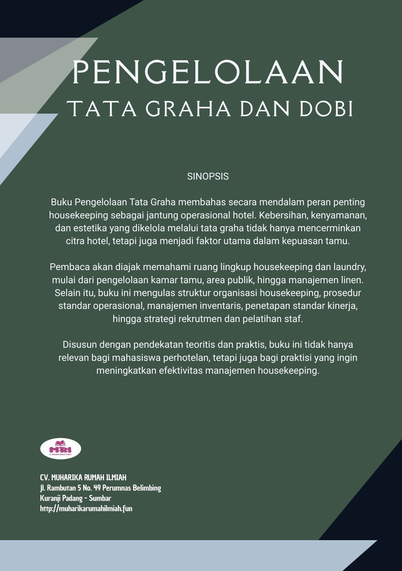 Pengelolaan Tata Graha dan Dobi Book