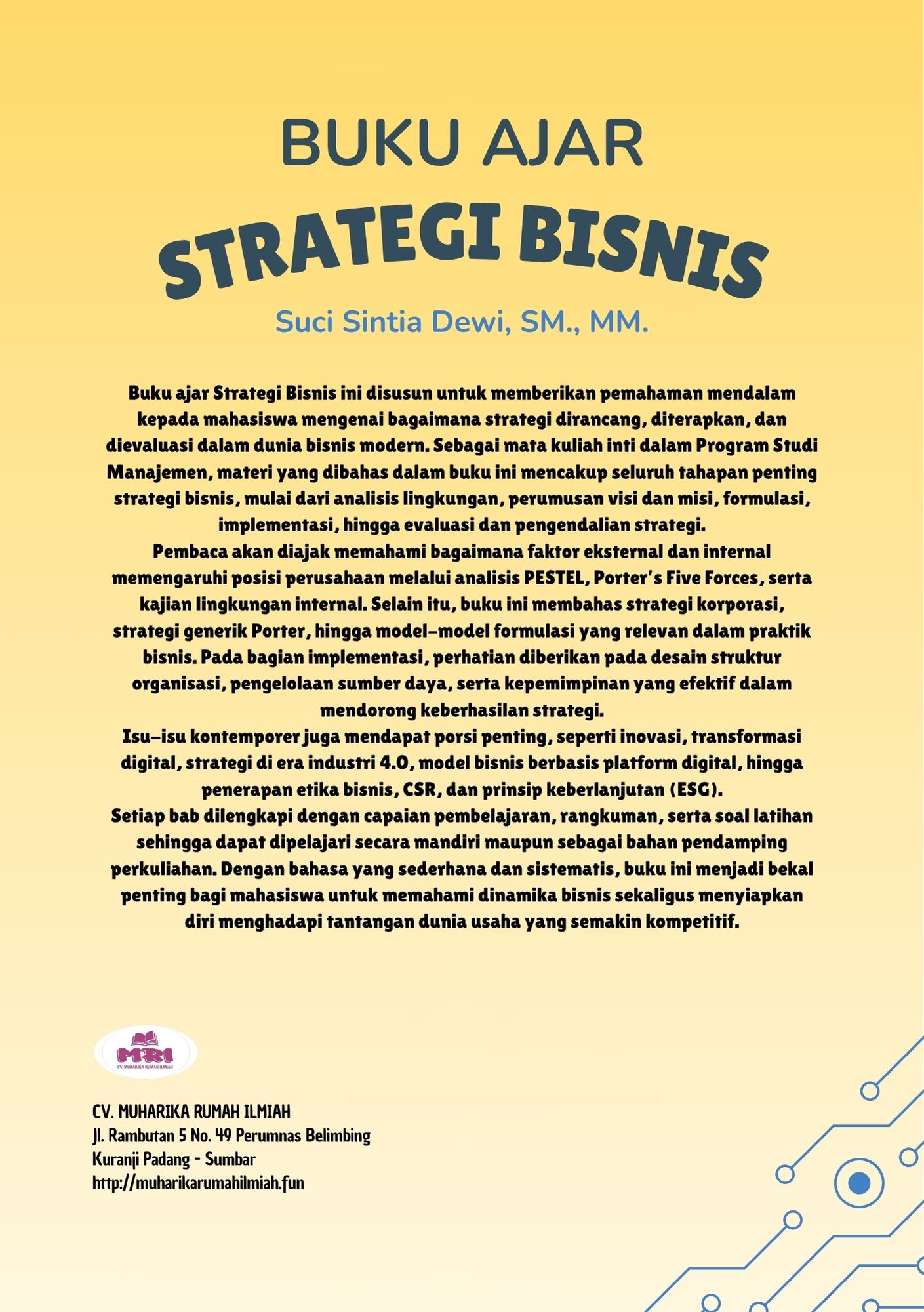 BUKU AJAR STRATEGI BISNIS