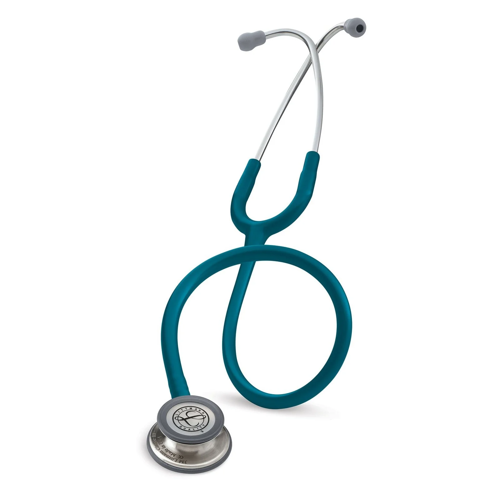 3M™ Littmann® Classic III™ Stethoscopes ,Caribbean Blue / Turquoise Tube, Stainless-finish Chestpiece #5623