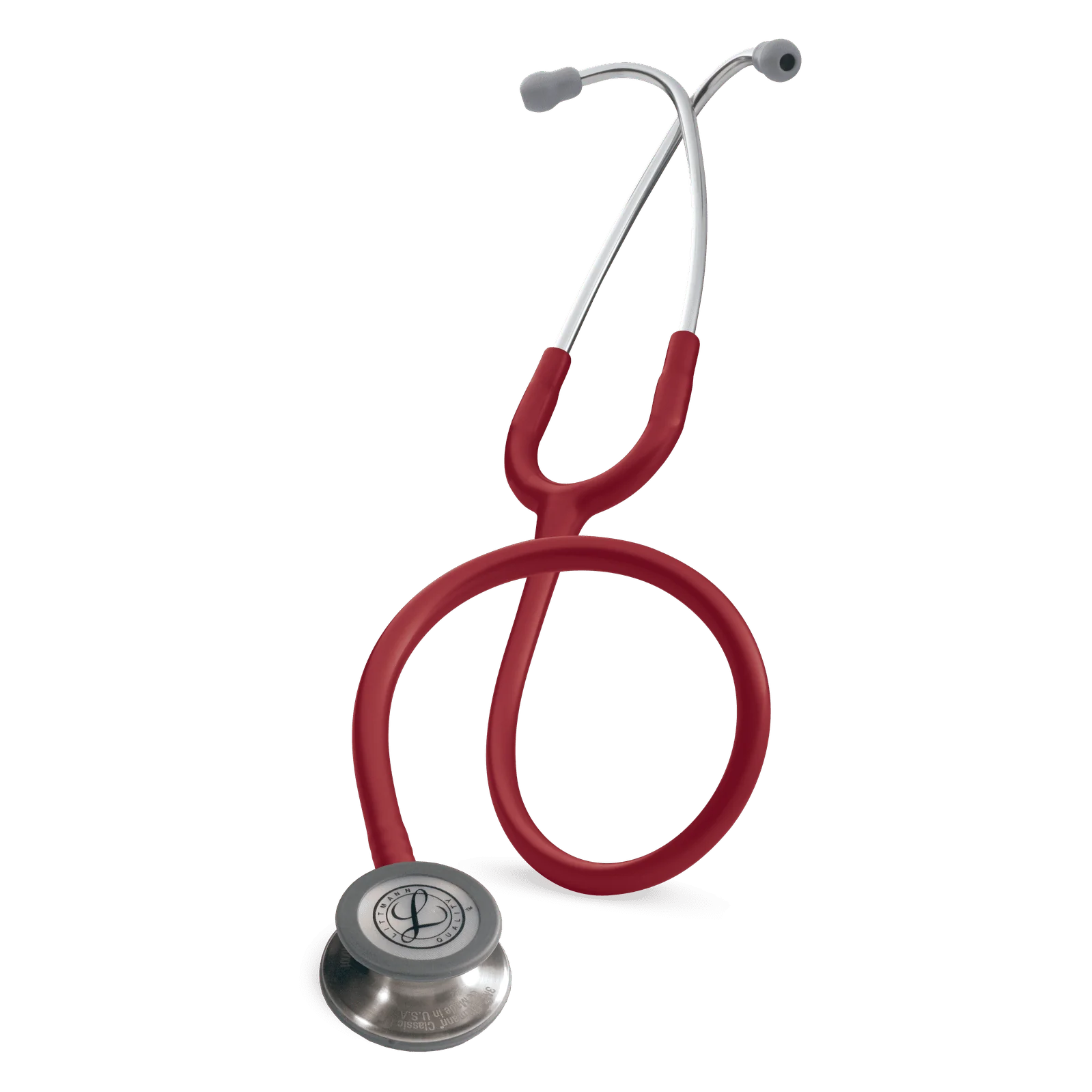 3M™ Littmann® Classic III™ Stethoscopes , Burgundy Tube, Stainless-finish Chestpiece #5627