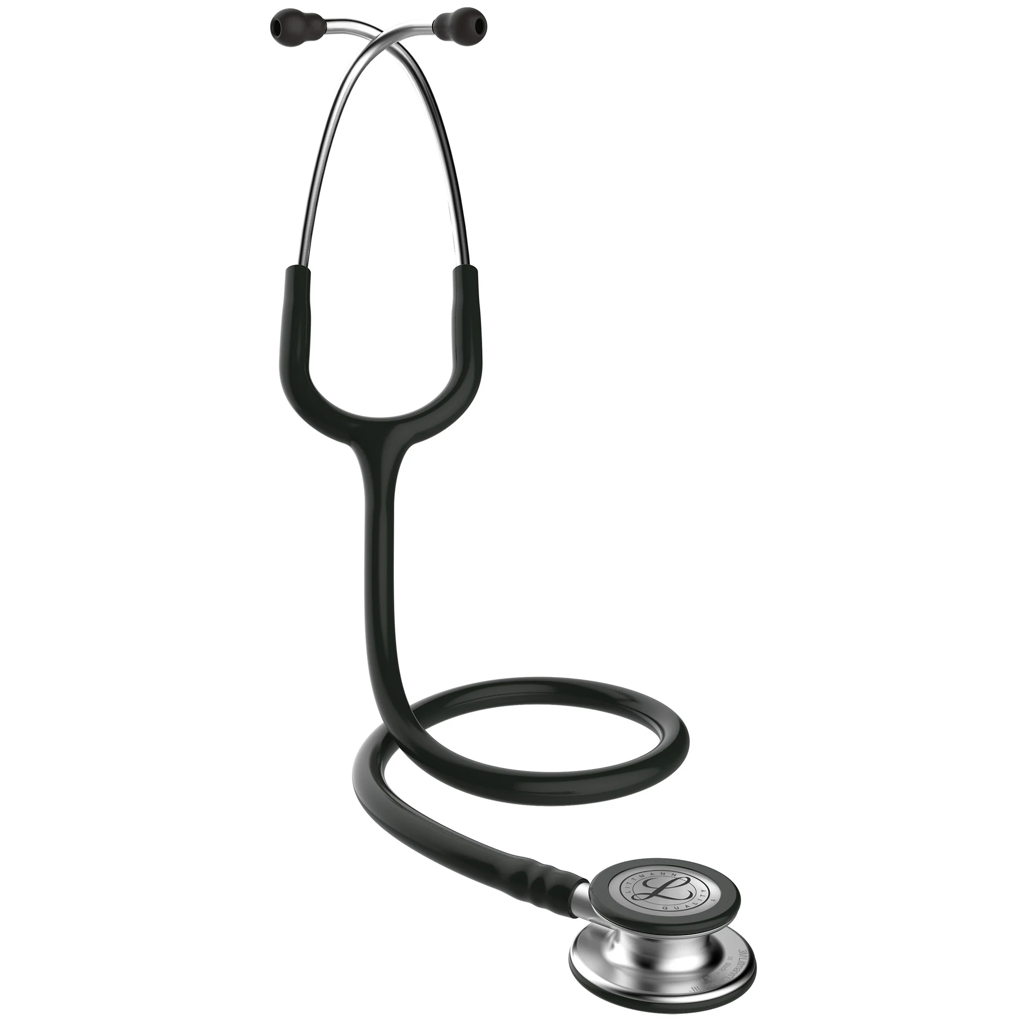 3M™ Littmann® Classic III™ Stethoscopes , Black Tube, Stainless-finish Chestpiece #5620