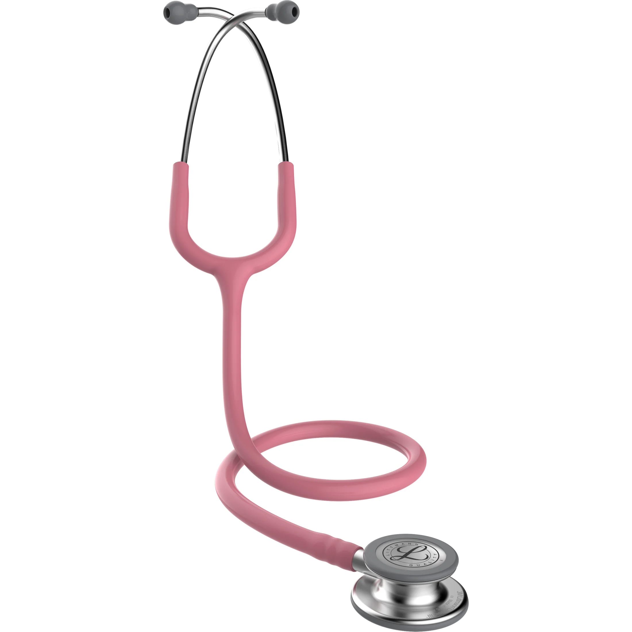 3M™ Littmann® Classic III™ Stethoscopes , Pink Tube, Stainless-finish Chestpiece #5633