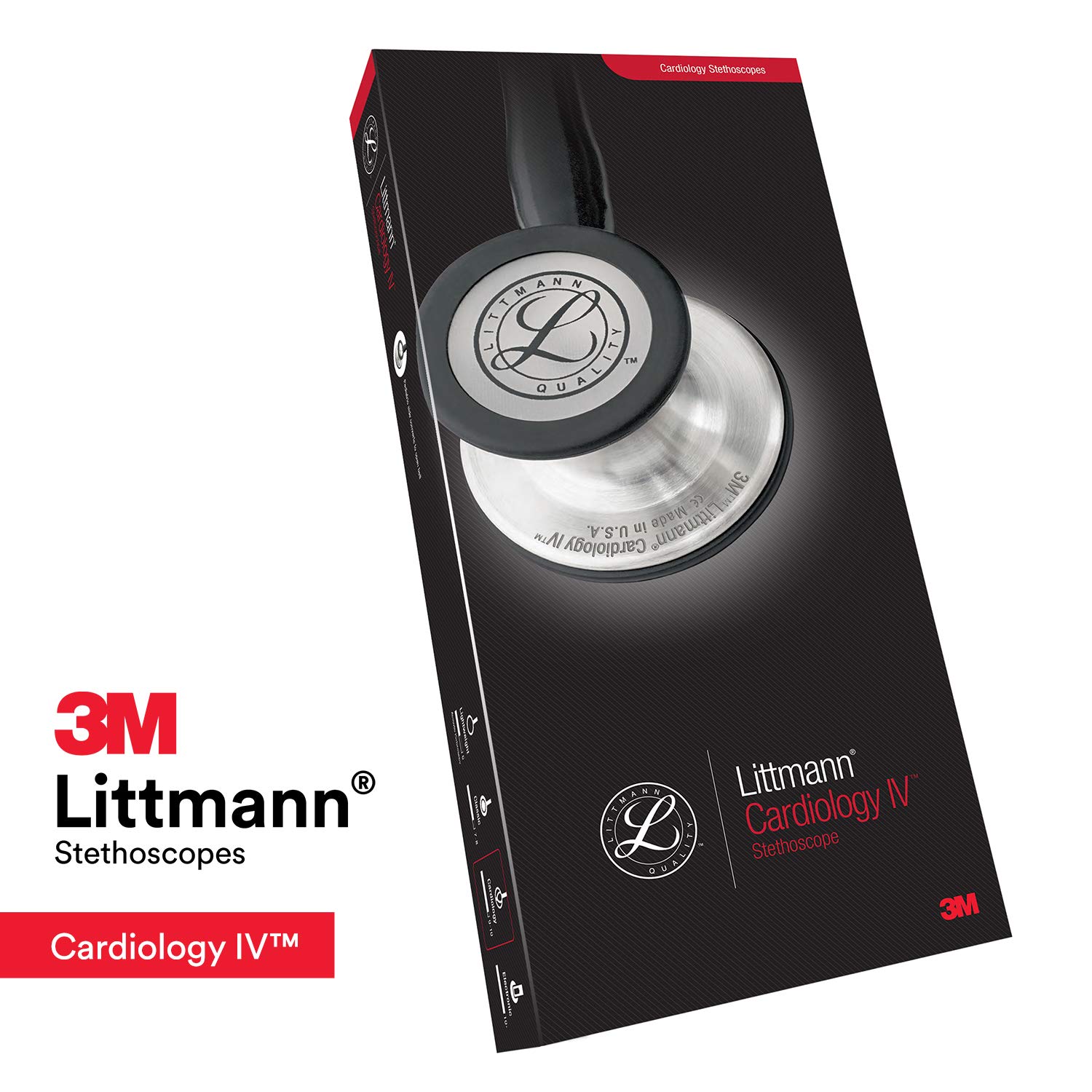 3M™ Littmann® Cardiology IV™ – Burgundy tube & Mirror finish chest piece #6170