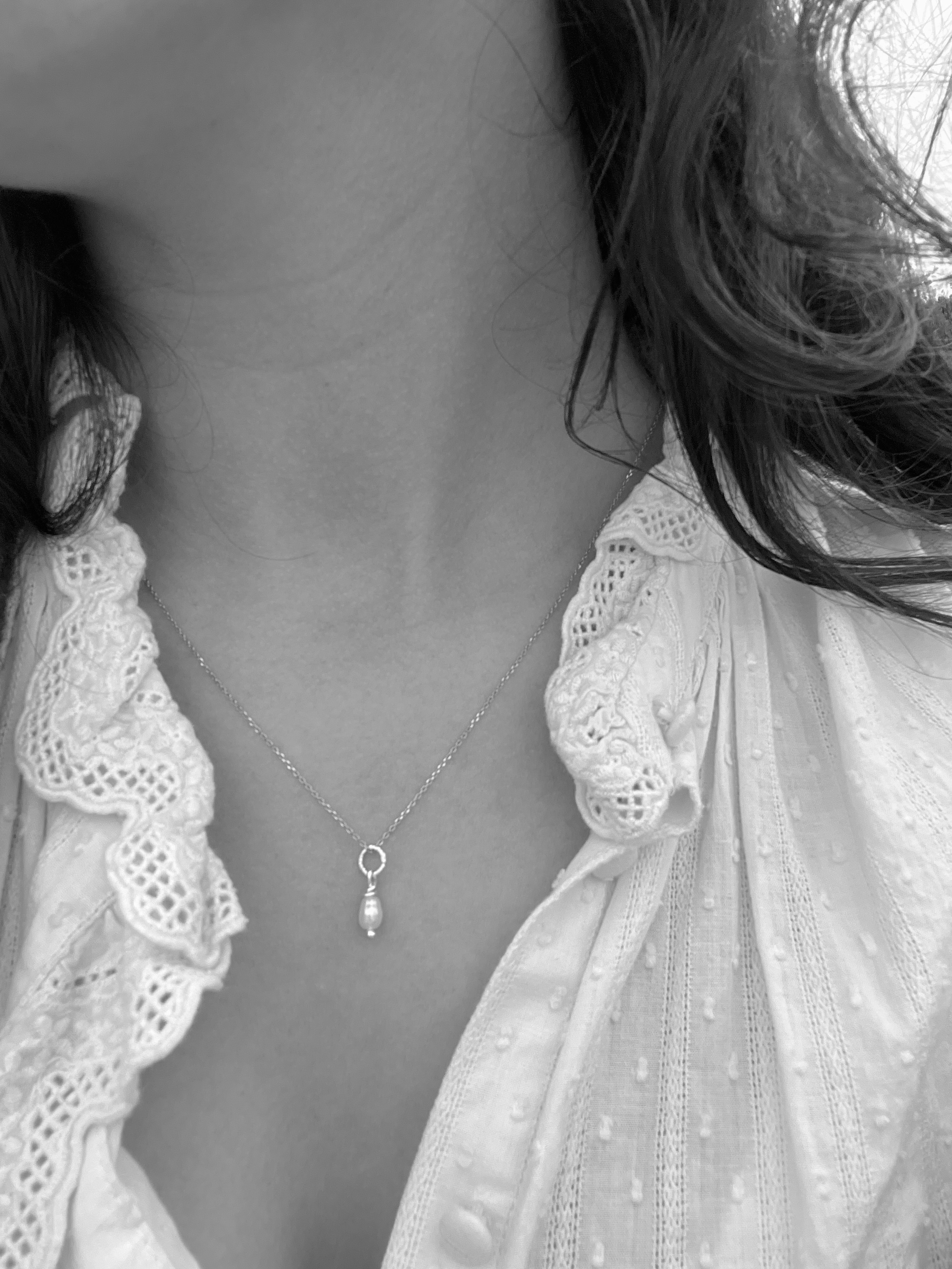 Perle D'Eau Douce avec Anneau 