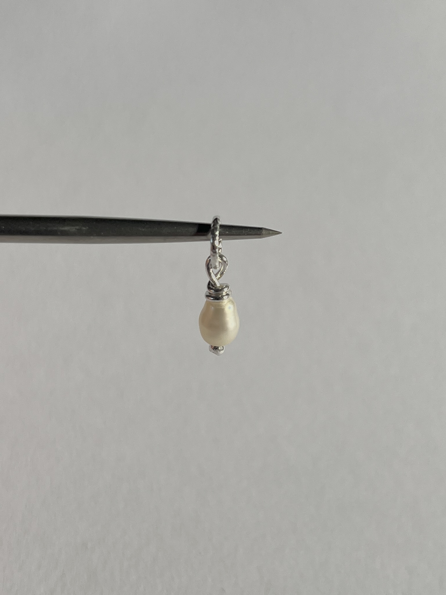 Perle D'Eau Douce avec Anneau