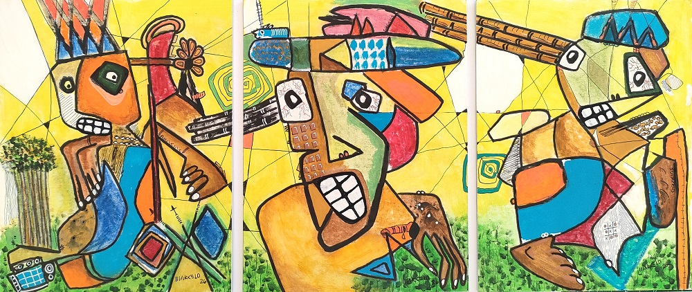 Tres Cuerpos, un Pulso, Tríptico