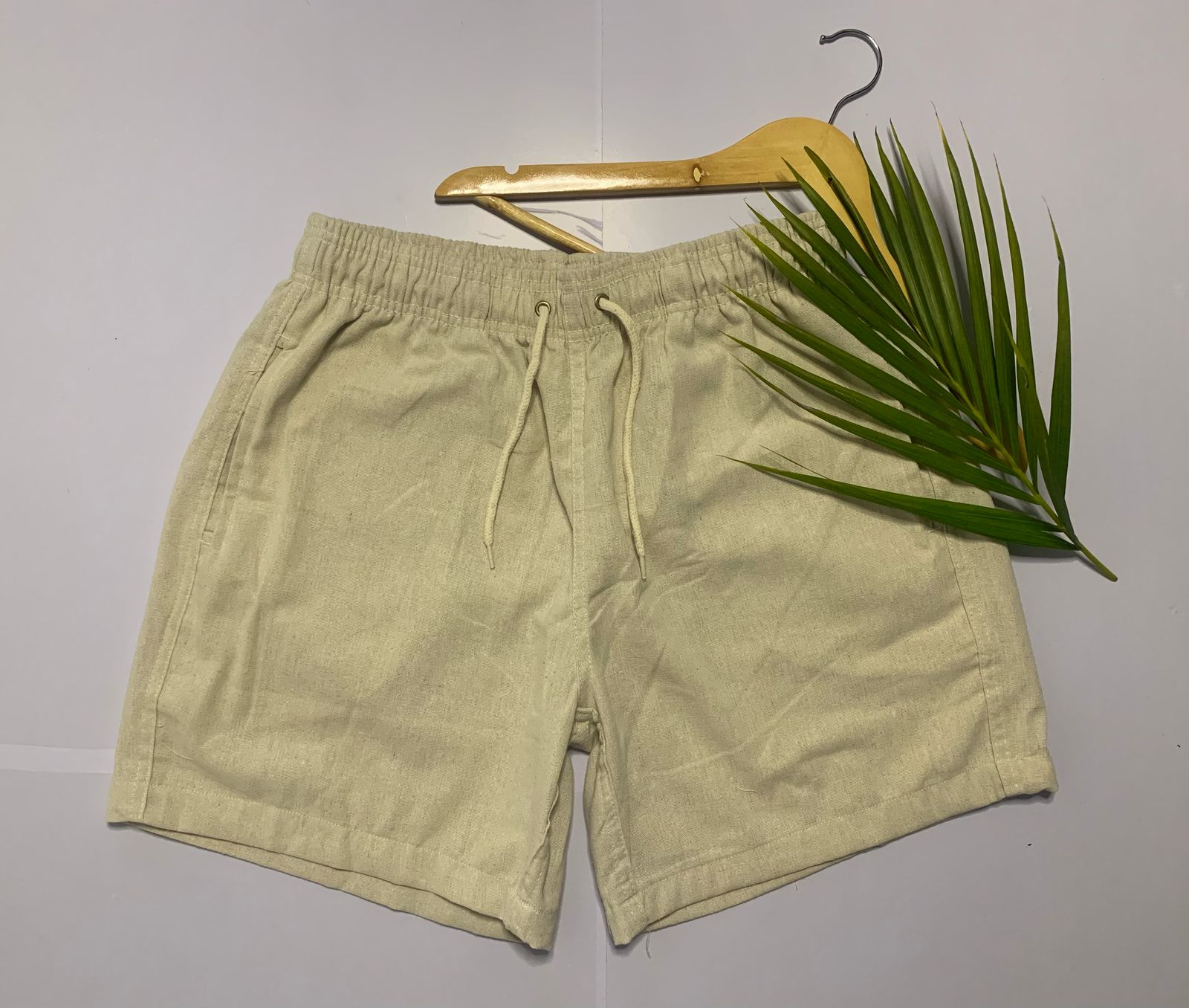 Short de linho leve Tamanho: Pequeno