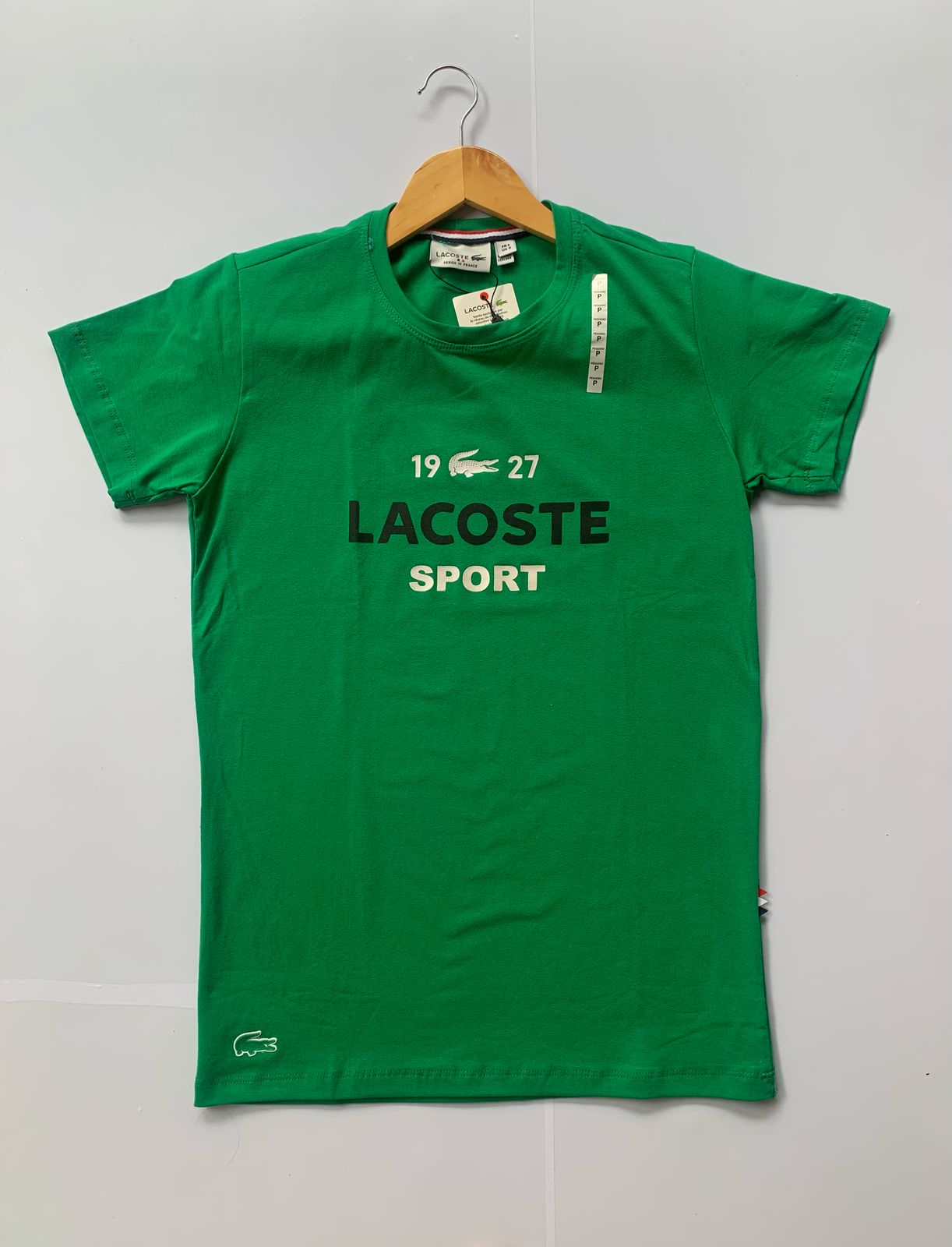 Camisa básica verde Lacoste - Tamanho: P