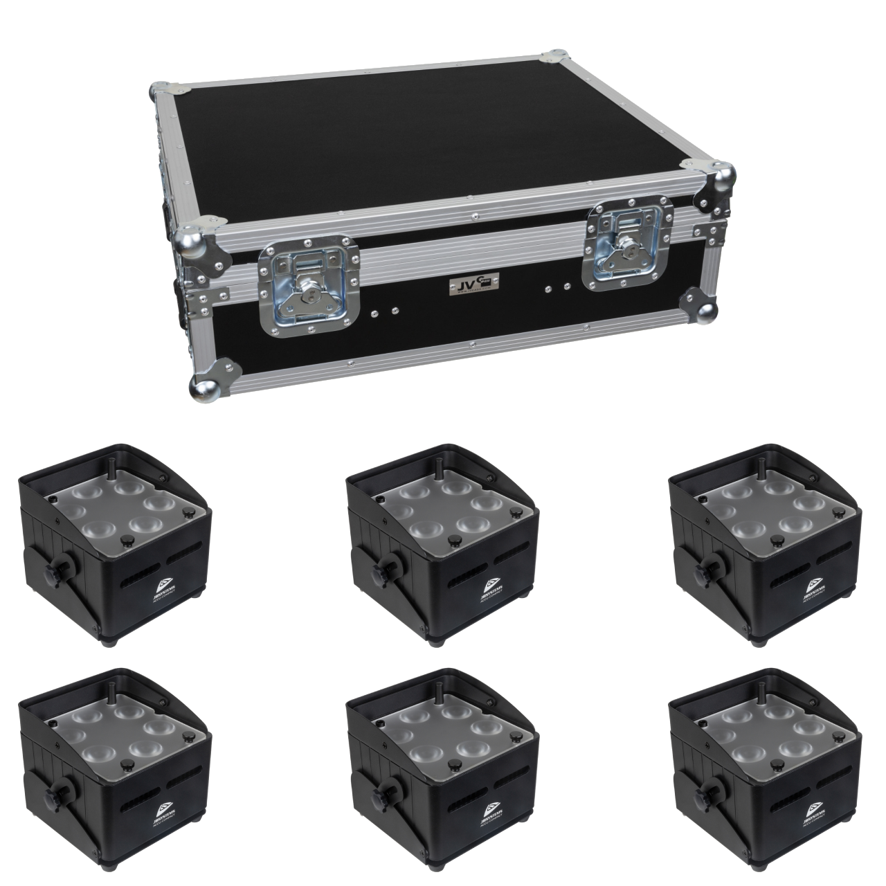 Pack de 6 Projecteurs LED sur batterie