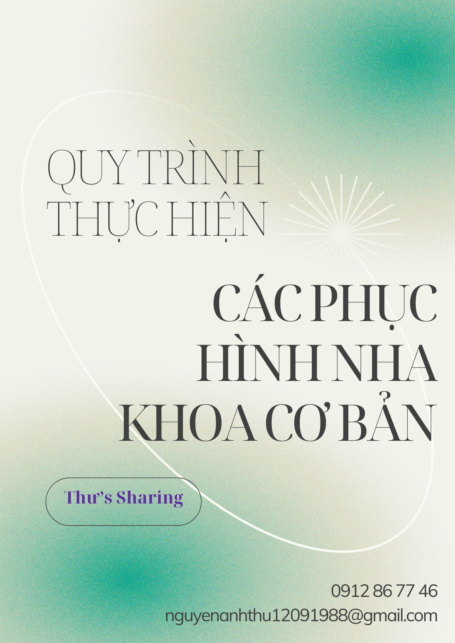 Quy trình thực hiện các phục hình nha khoa cơ bản