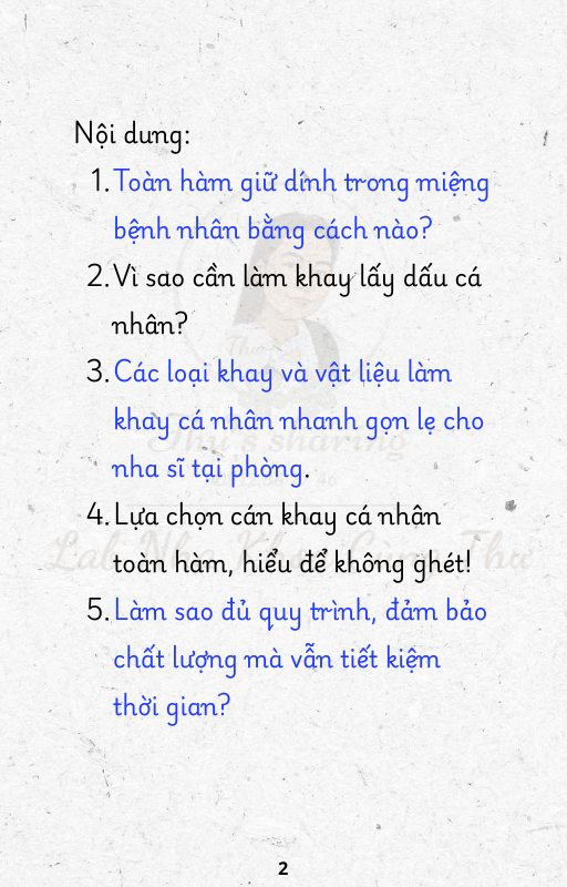 Tất tần tận về khay cá nhân toàn hàm. Lưu ý quan trọng cho nha sĩ và KTV.