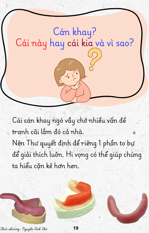 Tất tần tận về khay cá nhân toàn hàm. Lưu ý quan trọng cho nha sĩ và KTV.