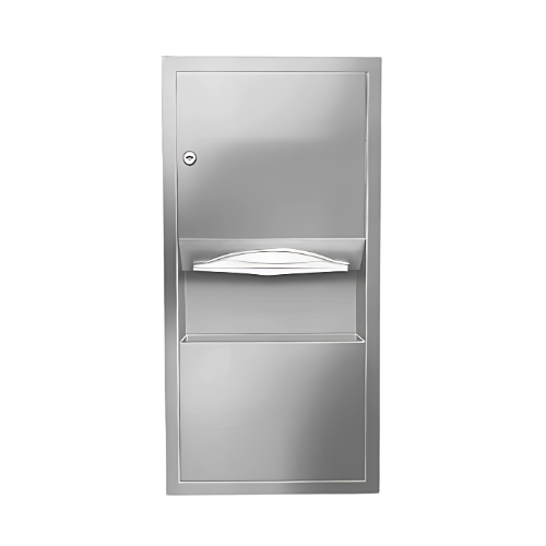 Bradley Recessed Paper Towel Dispenser with Waste Receptacle(2291-000000)