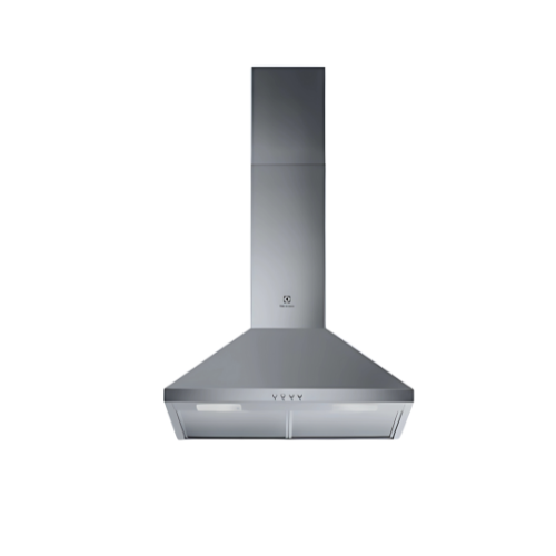 Electrolux Chimney Hood, 60CM, push button controls with 3 speeds, stainless steel, LFC316X