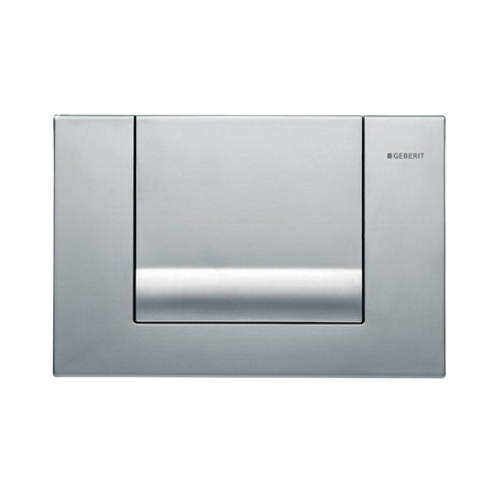 Geberit Matt Chrome Tango Single Flush Plate Steel