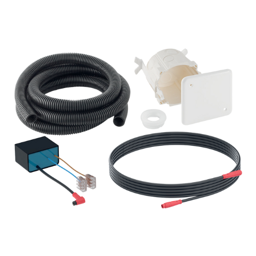 Geberit installation set with power supply unit, for WC flush controls with electronic flush actuation,12 V