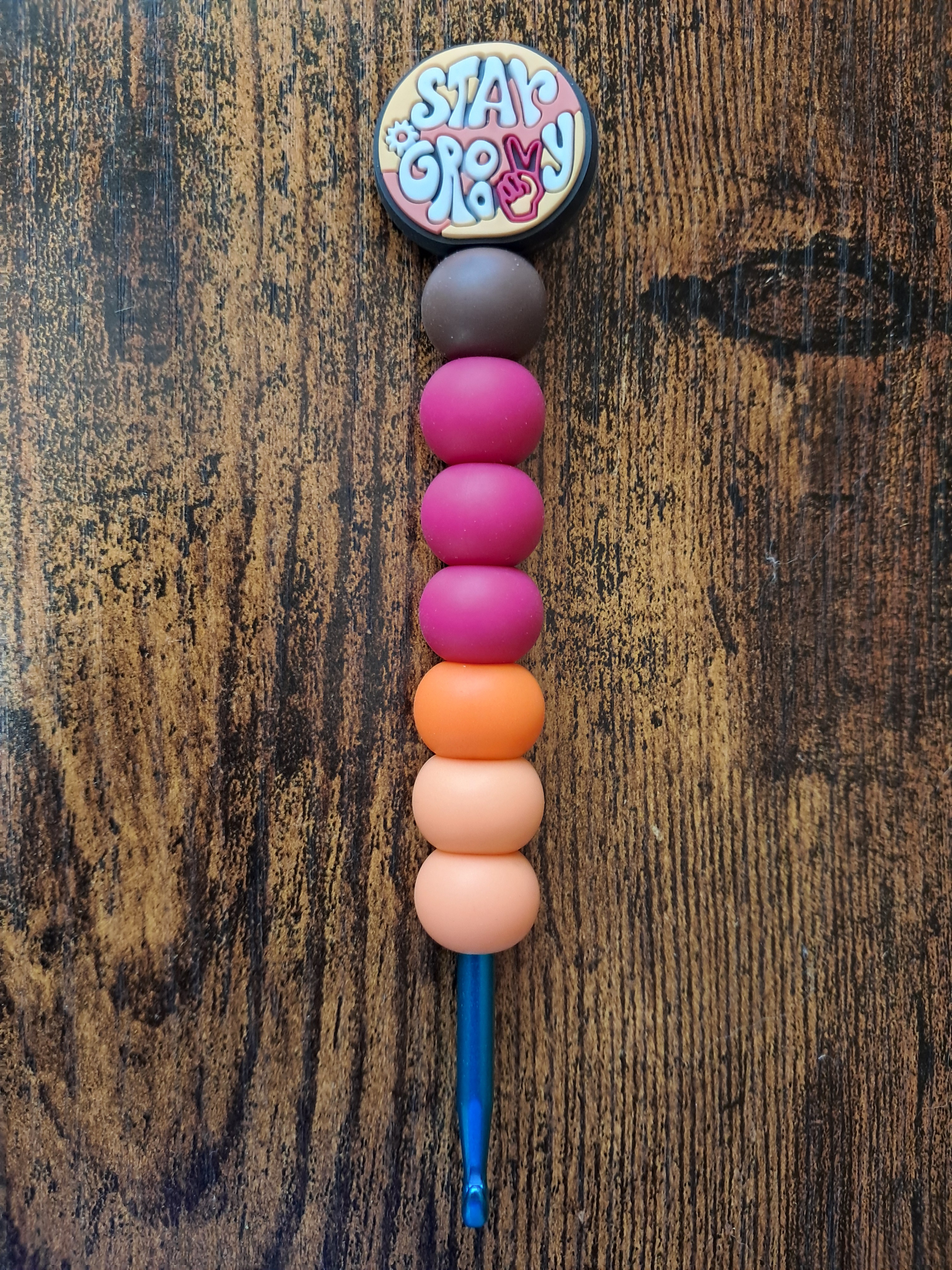 Stay Groovy Crochet Hook