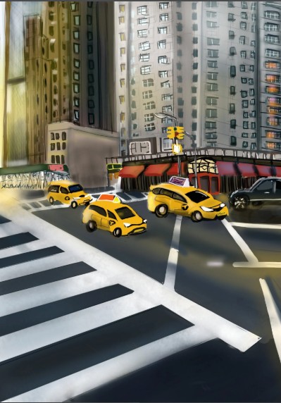 Three Little Yellow Taxis