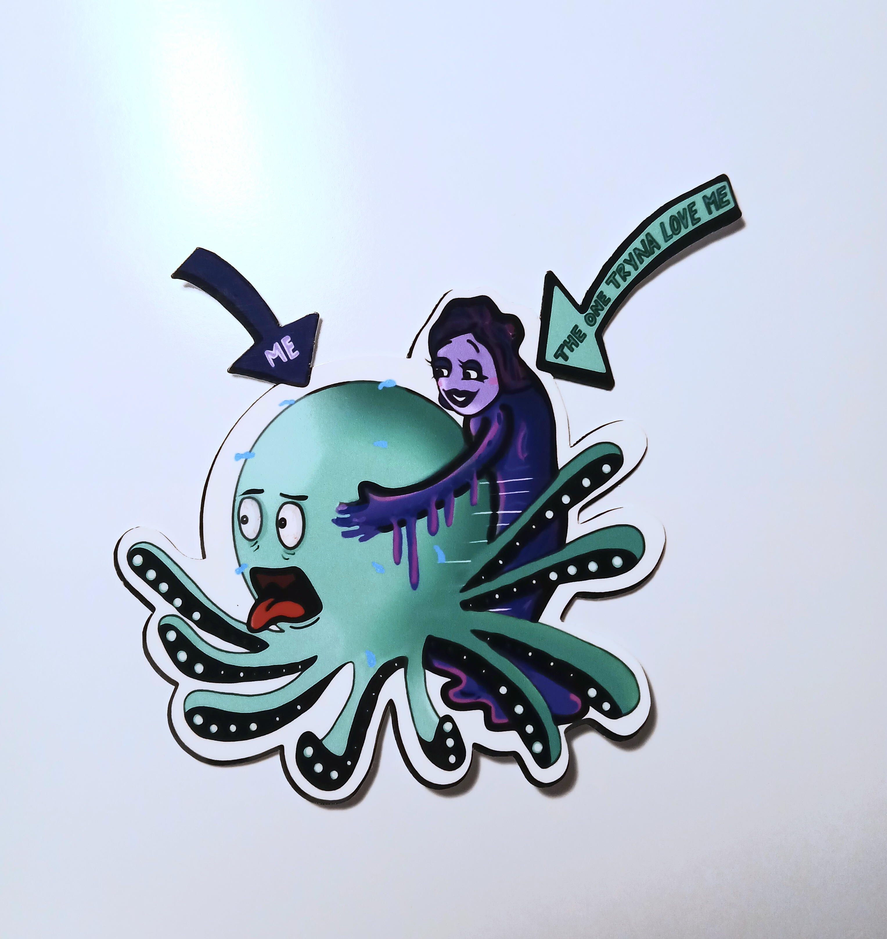 Wait! I'm Just Tryna Love You Sticker