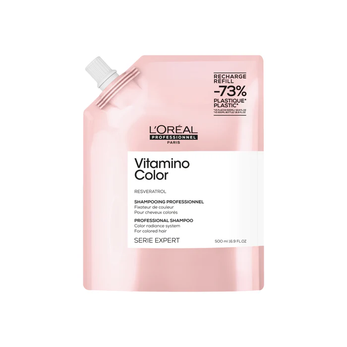 L'Oréal. Série Expert Shampoing Fixateur De Couleur Vitamino Color (Recharge) - 500 ml