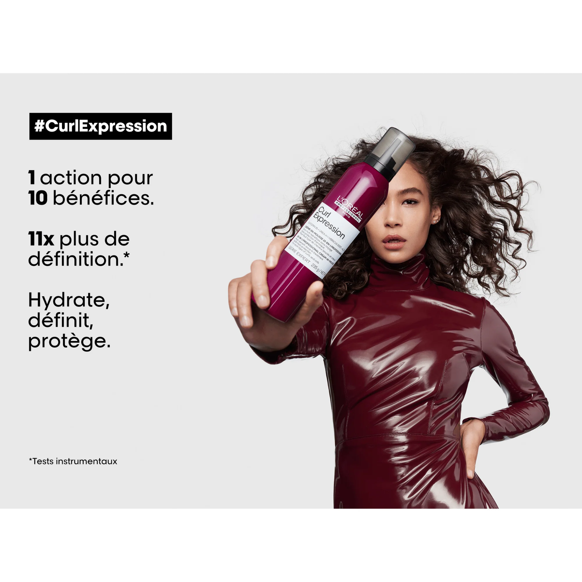 L'ORÉAL. SÉRIE EXPERT CRÈME-EN-MOUSSE 10-EN-1 CURL EXPRESSION - 250 ML