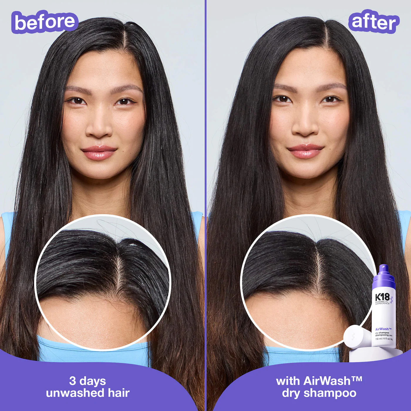 Shampoo sec K18 AirWash