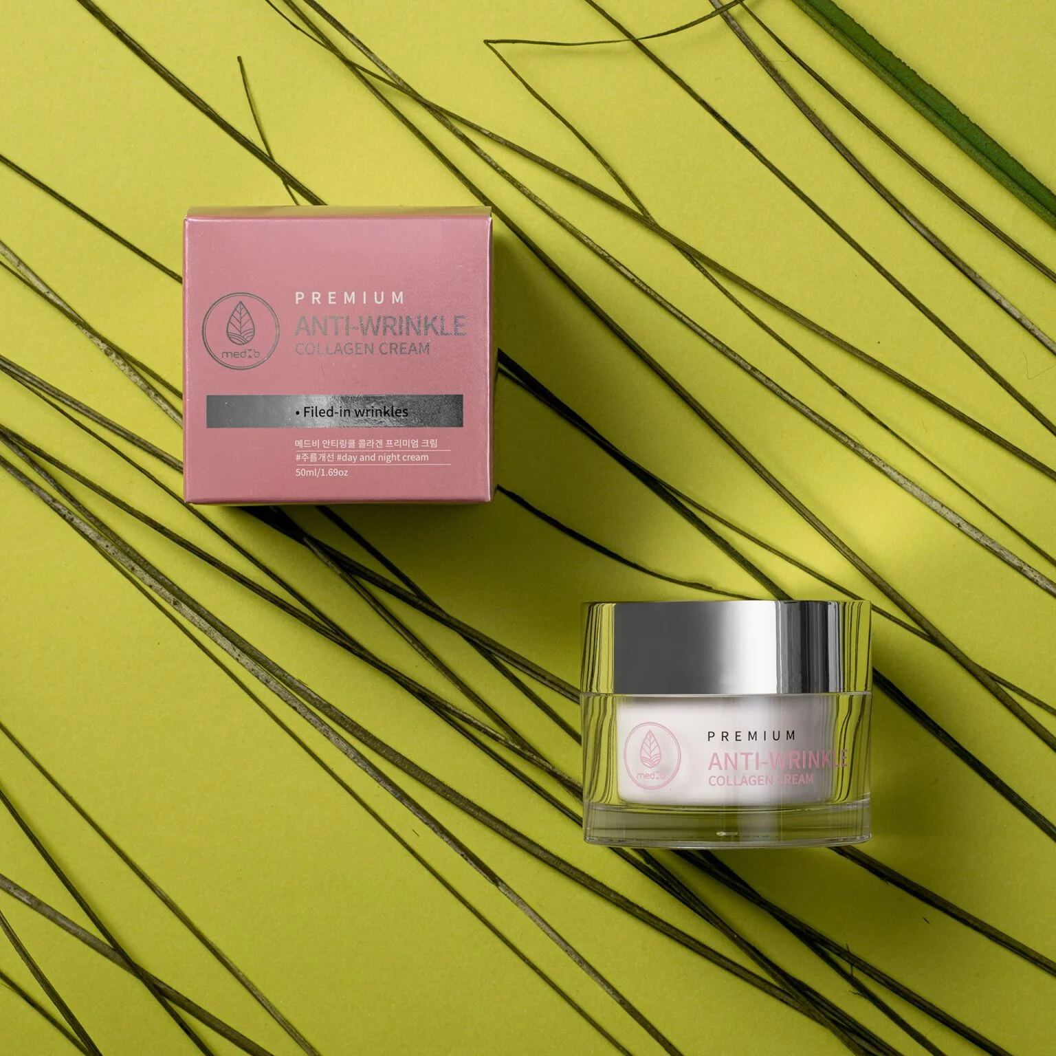 Premium veido kremas su kolagenu, 50 ml