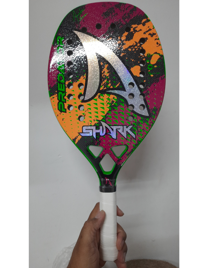 Shark Pro Predator 2022 Raquete Verde Em Carbono 3k 