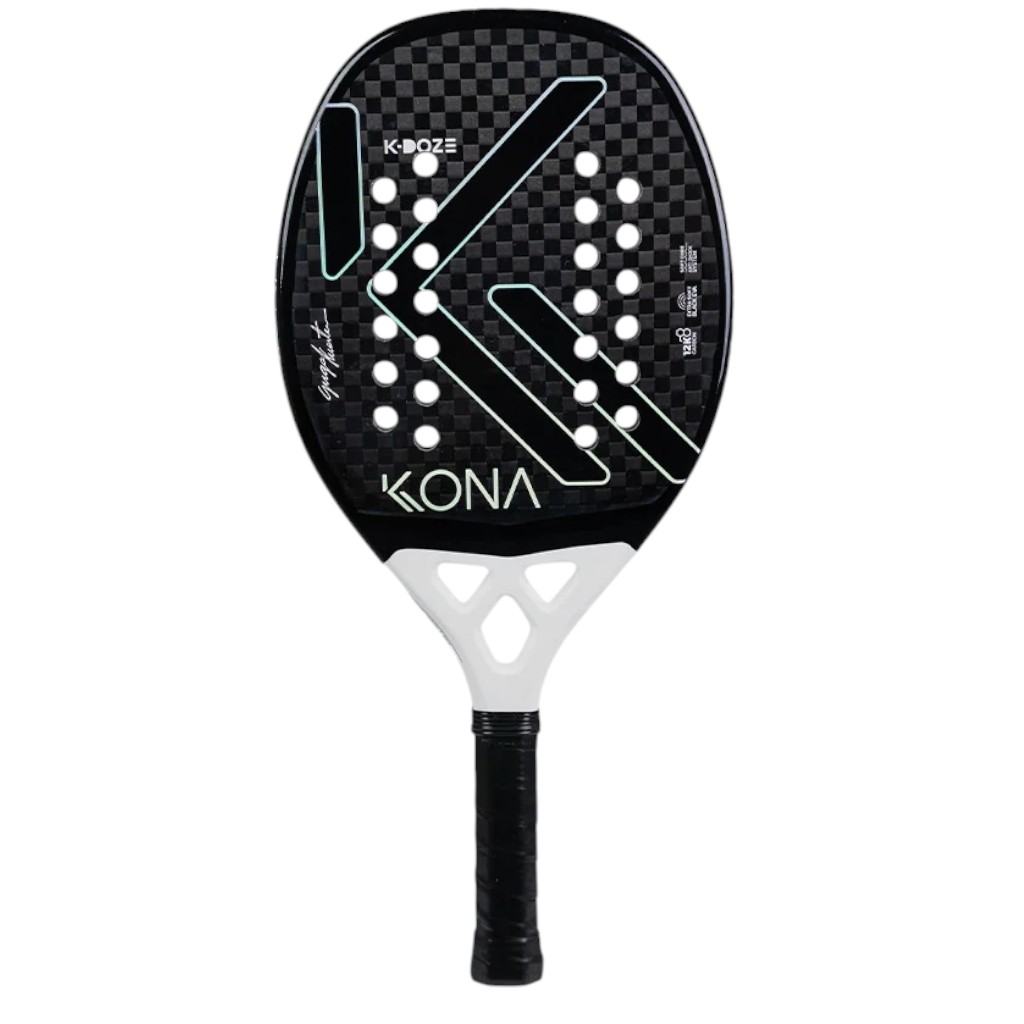 Raquete Beach Tennis Kona K-Doze Guga Kuerten White 12K 2025