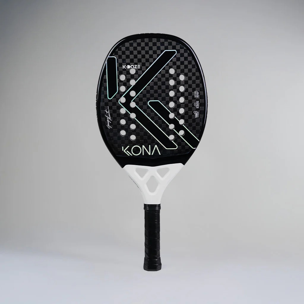 Raquete Beach Tennis Kona K-Doze Guga Kuerten White 12K 2025 