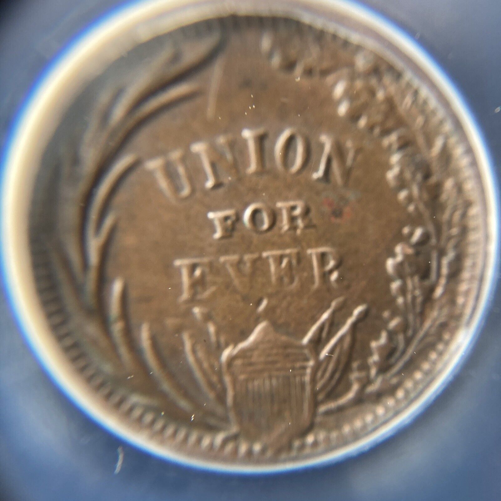 1863 Civil War Token “1st in War 1st in Peace” Graded EF-45 Token ID# 176/271a